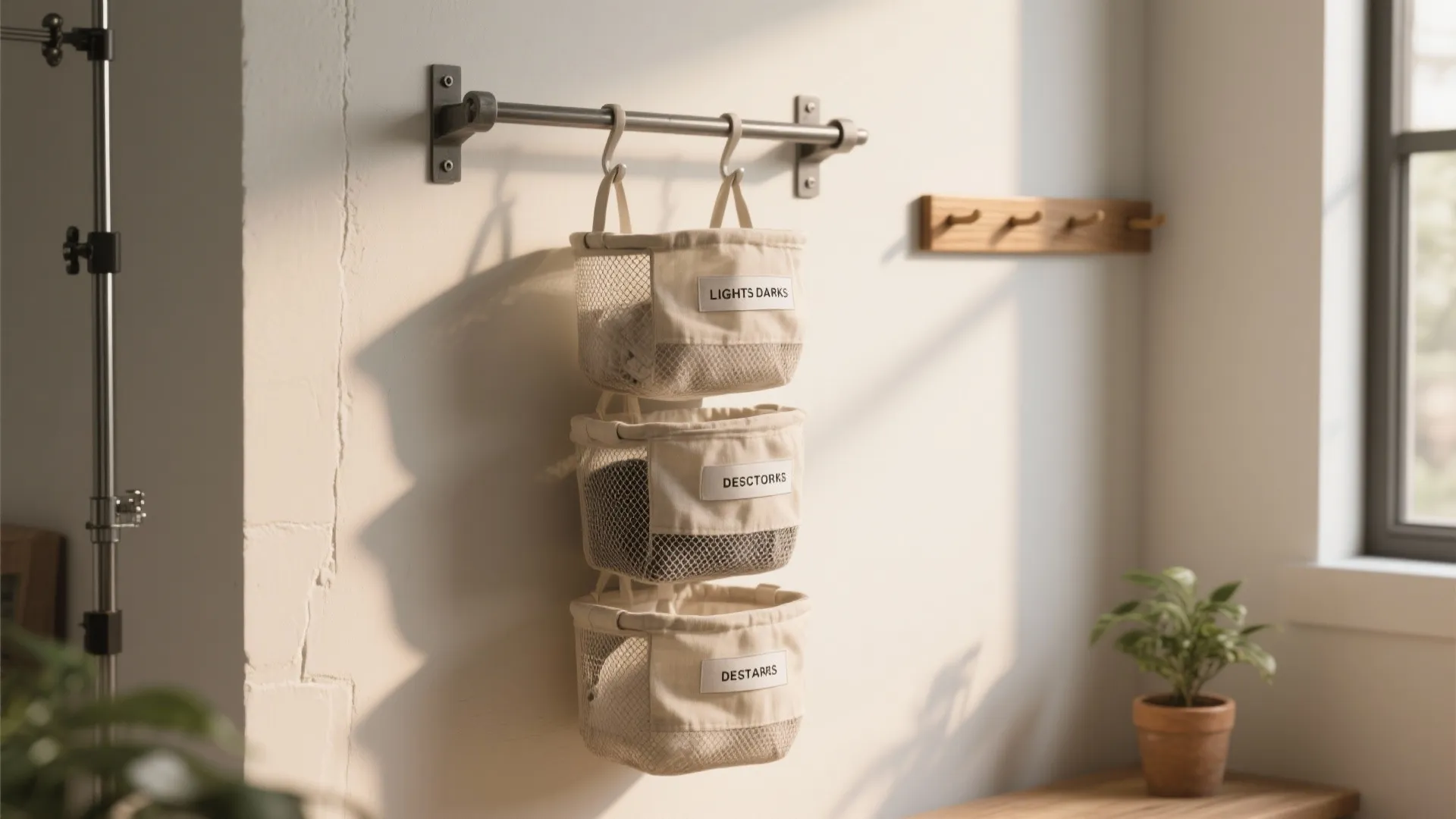 1. Vertical Hanging Basket Stack