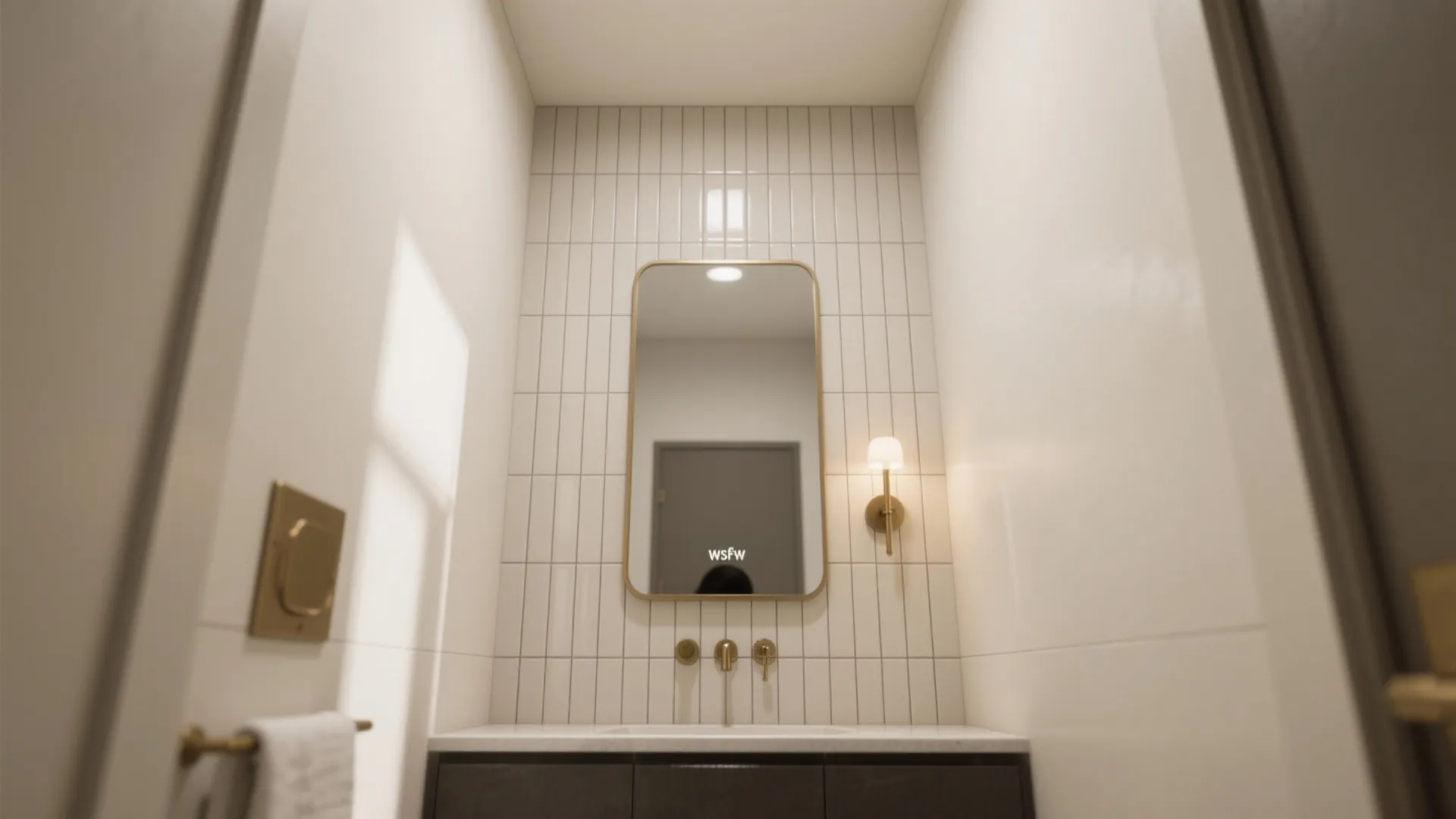 2) Vertical stack to visually raise the room