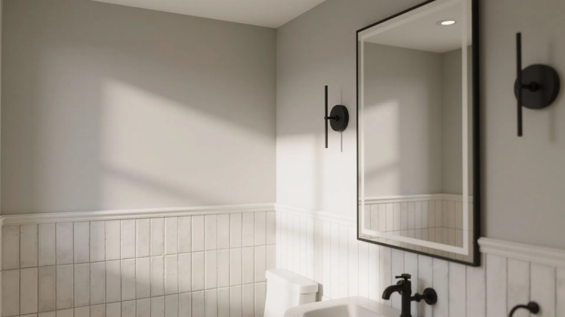 Vertical Stacked Tiles to Raise the Ceiling