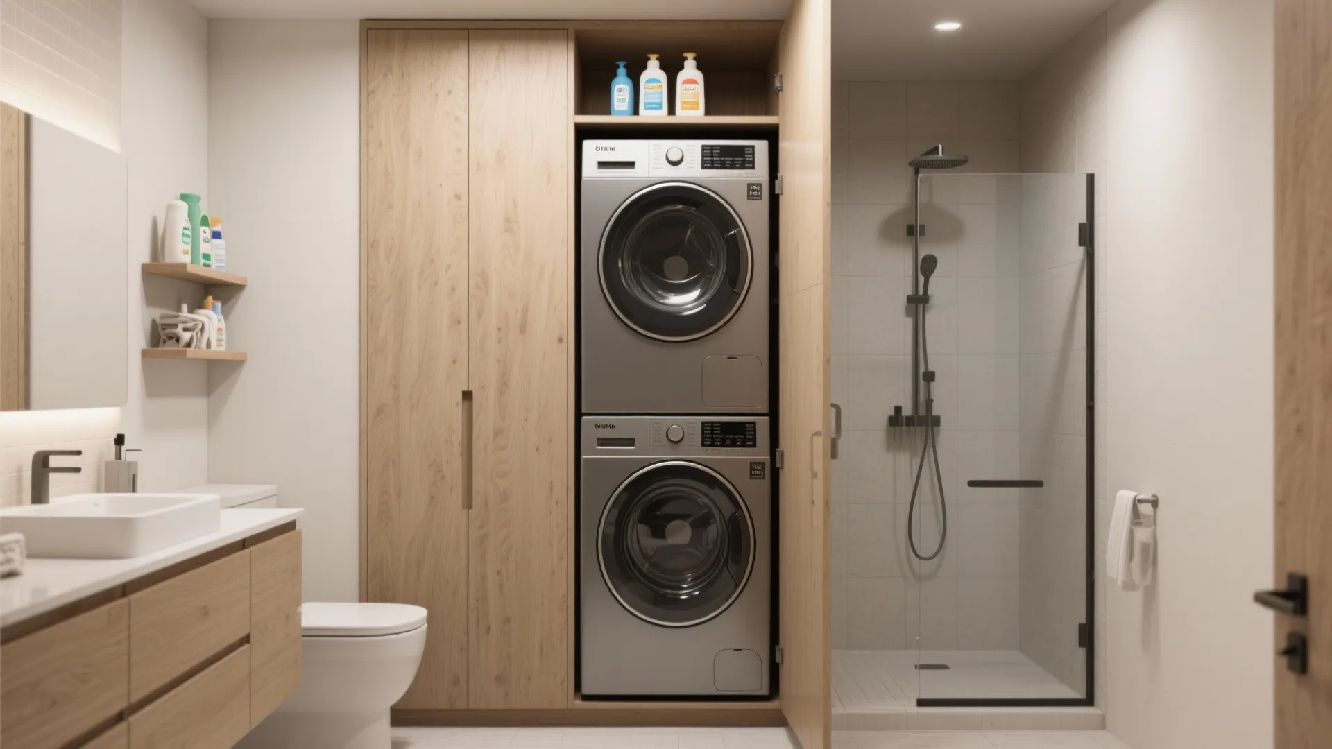 1. Vertical Stacking to Save Floor Space