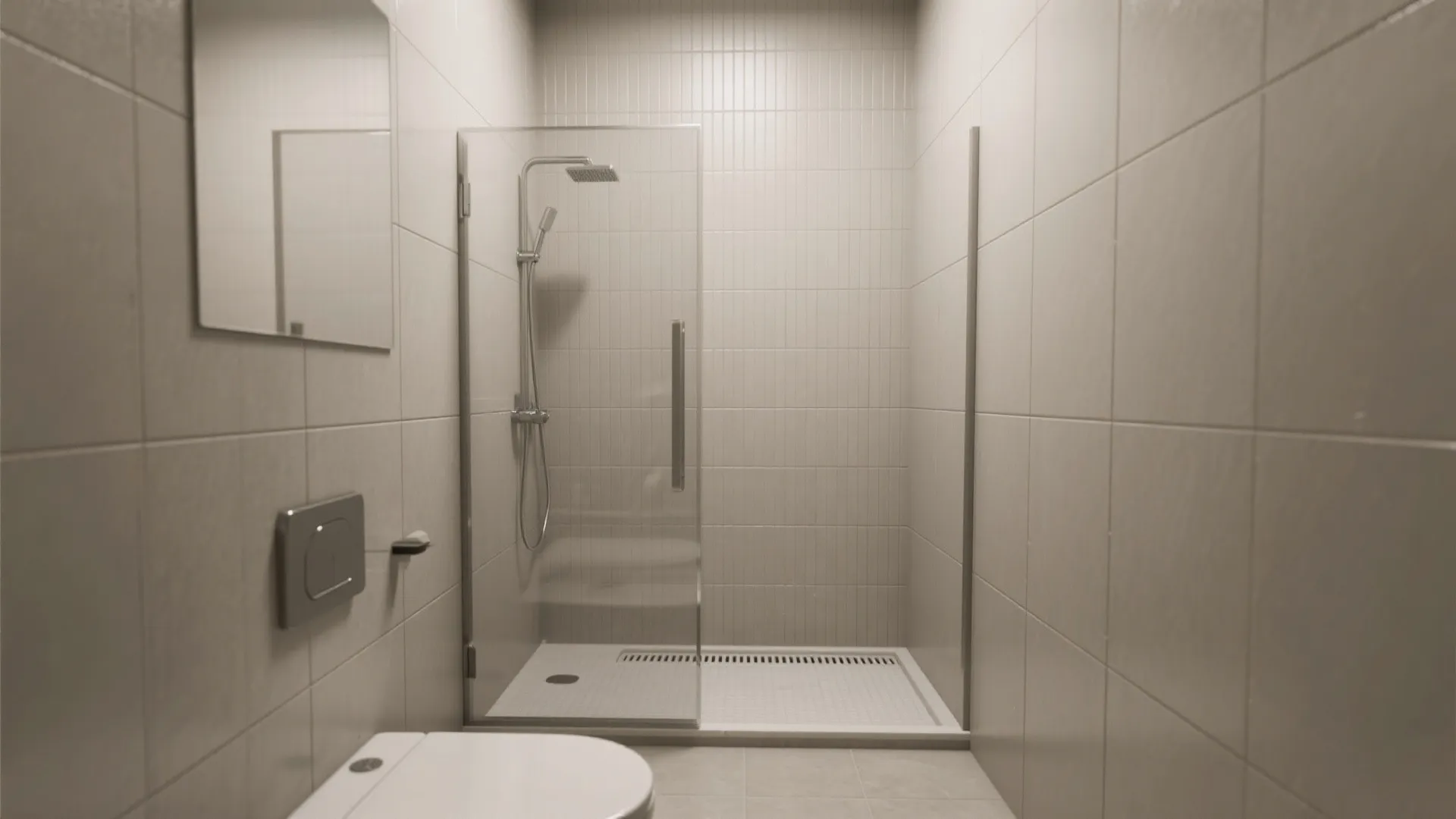 3) Waterline drama: stacked vertical tiles with a drainage-led layout