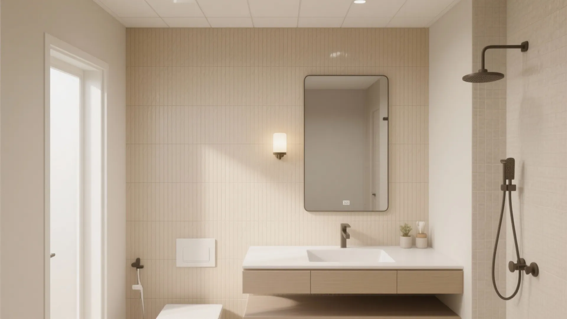 Textured Neutrals with Vertical Stacking