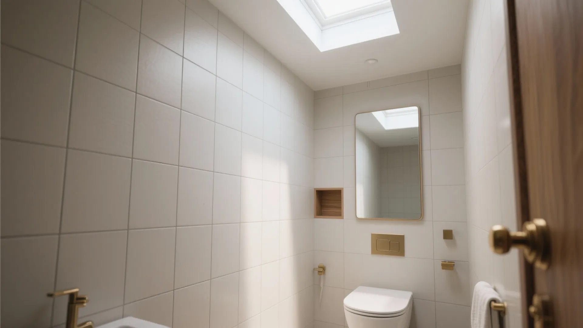 Vertical Stacked Tiles to Add Height