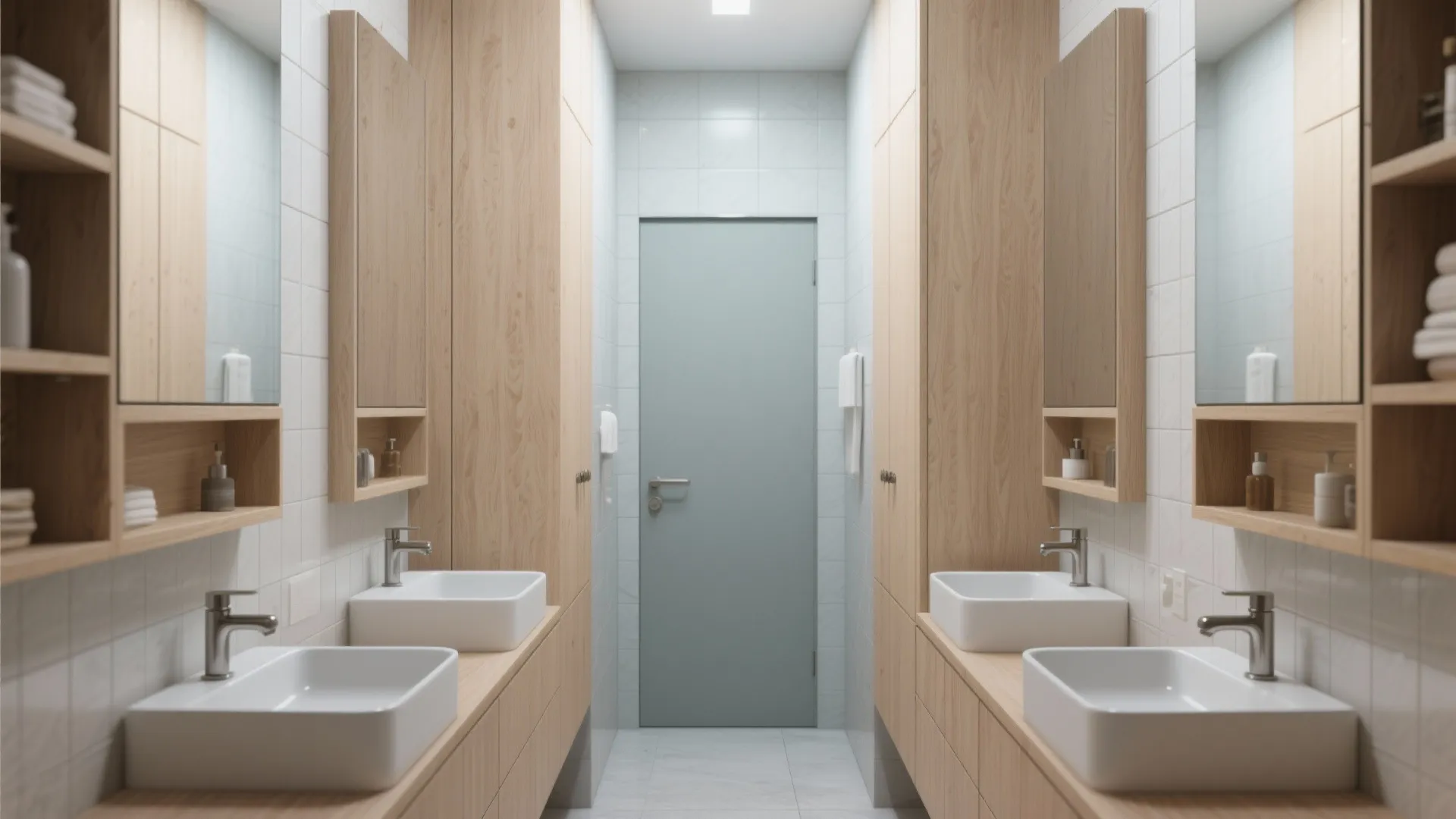 2. Vertical Stacked Basins for Tight Footprints