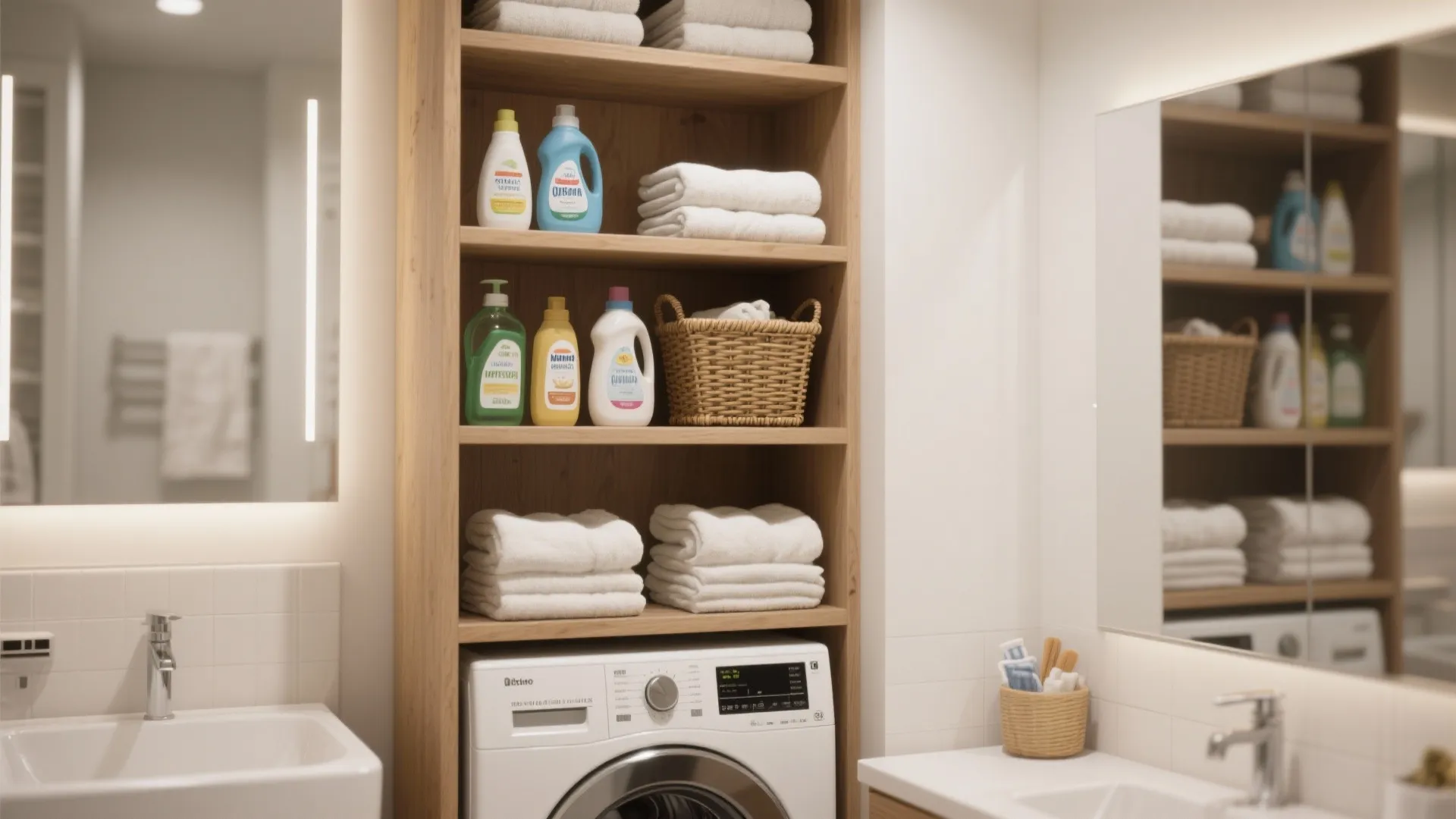 Tip 4: Vertical Storage Above Machines