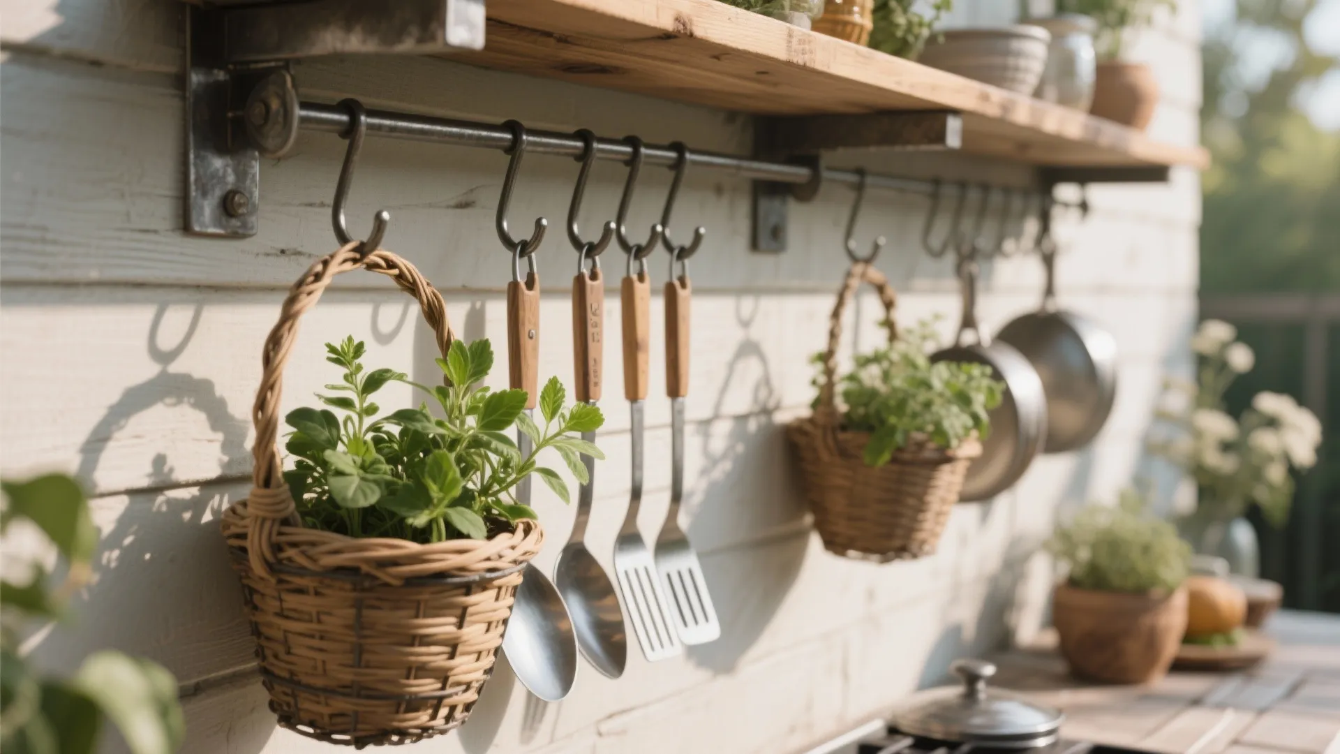 Idea 4: Vertical Storage and Hanging Racks