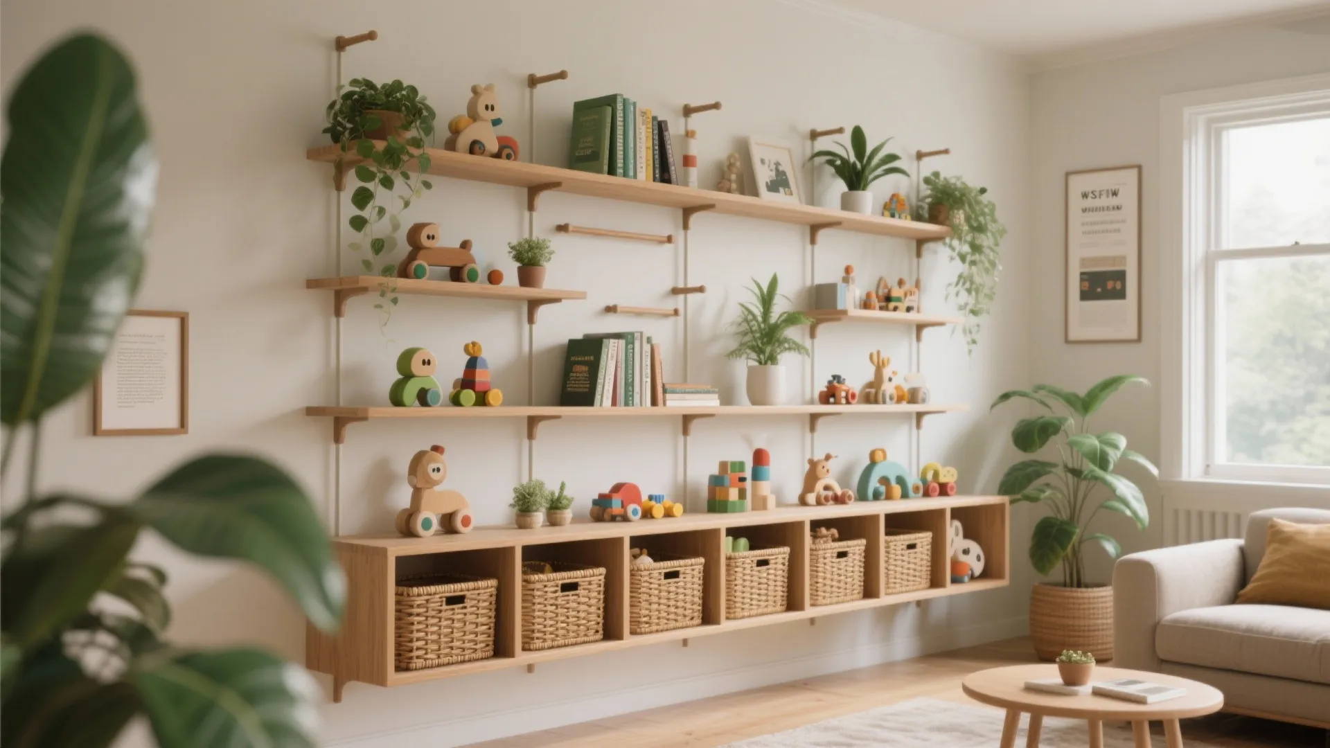 4. Vertical & Display Storage That Doubles as Decor