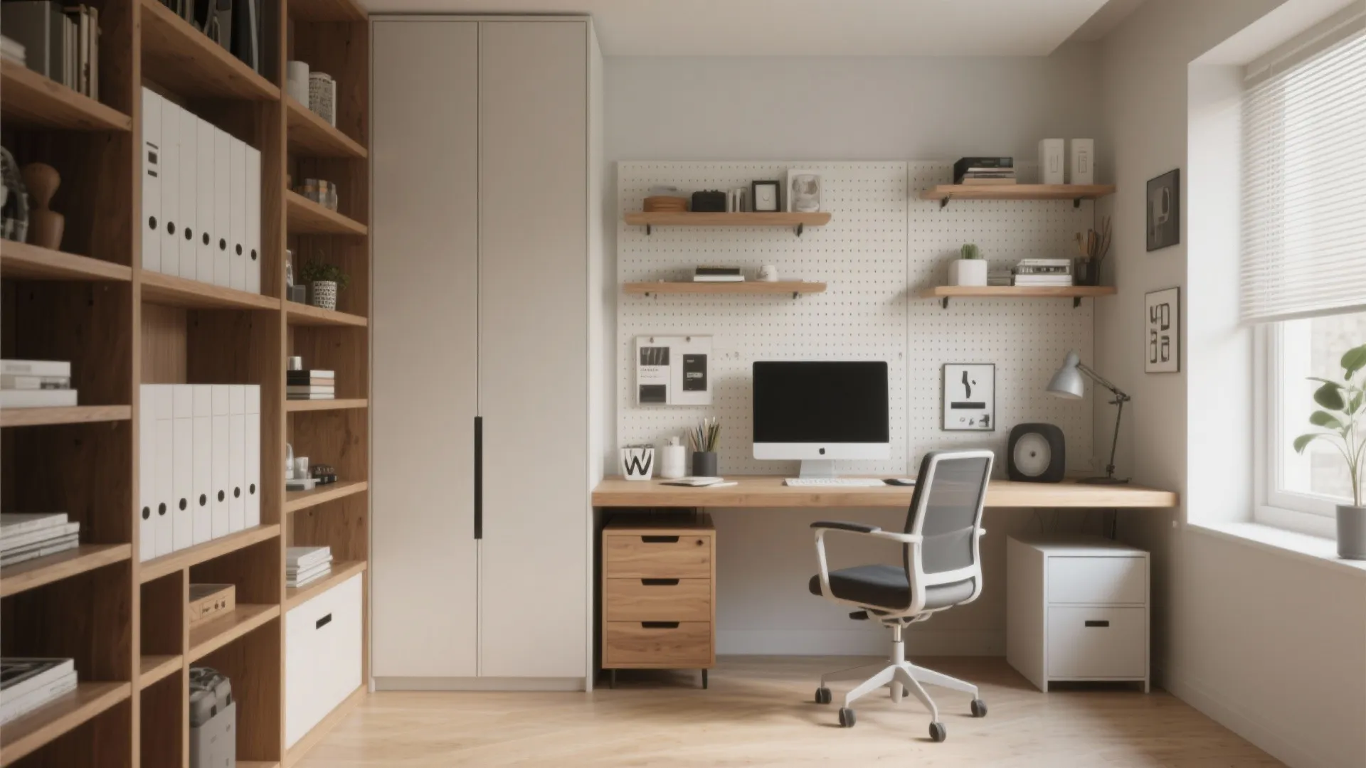 Vertical Storage and Floating Shelves