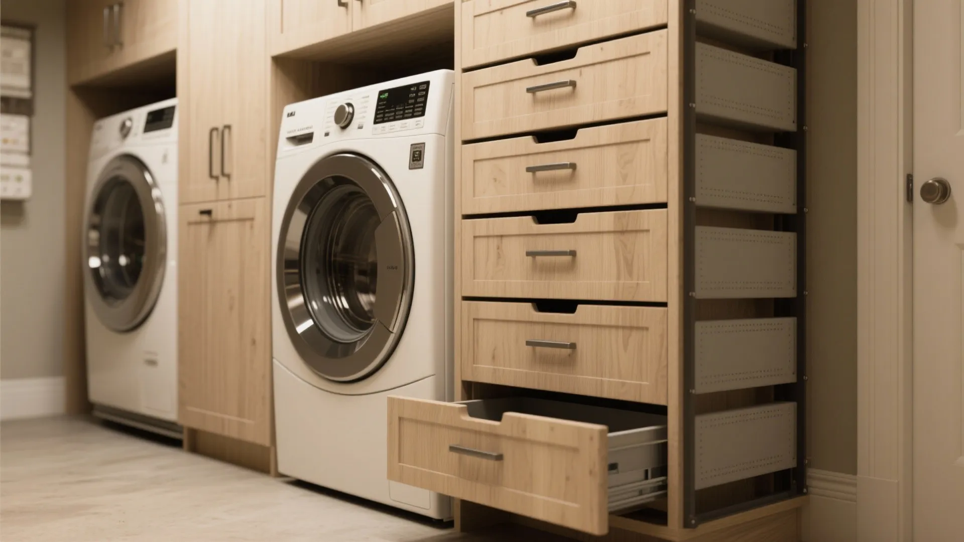 2. Vertical stacking and hidden storage towers