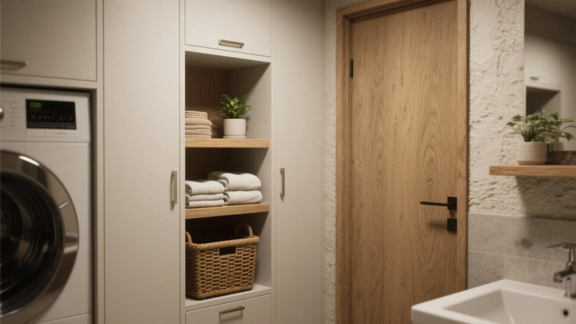 Vertical Storage and Concealed Shelving