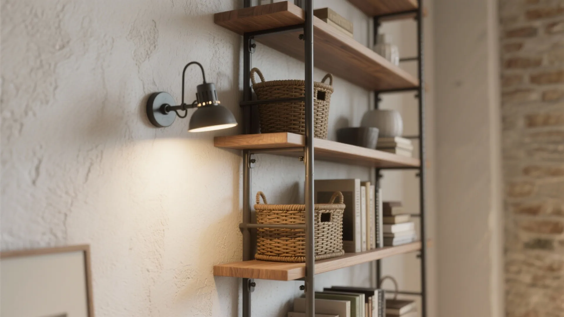 4. Go vertical with storage and slim profiles