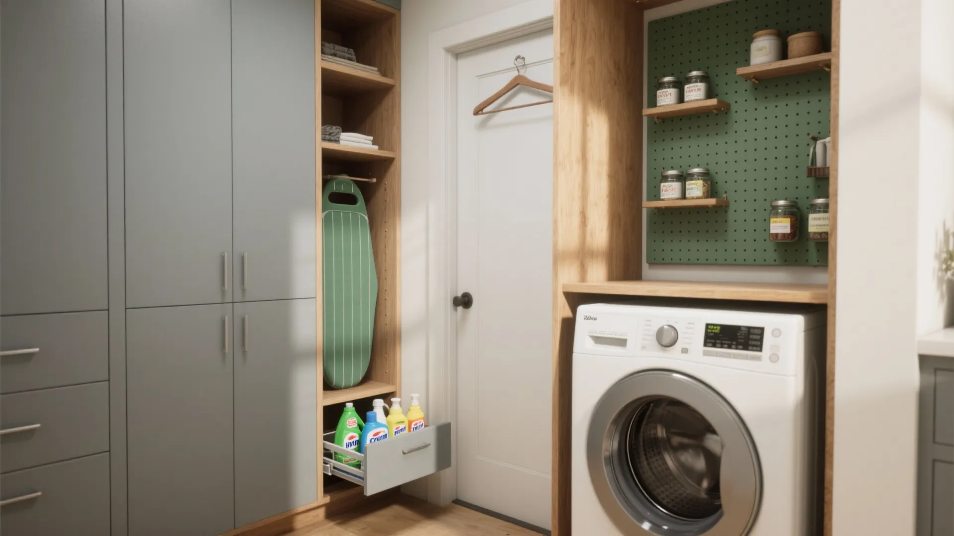 Tip 4: Vertical storage and slim pull-out organizers