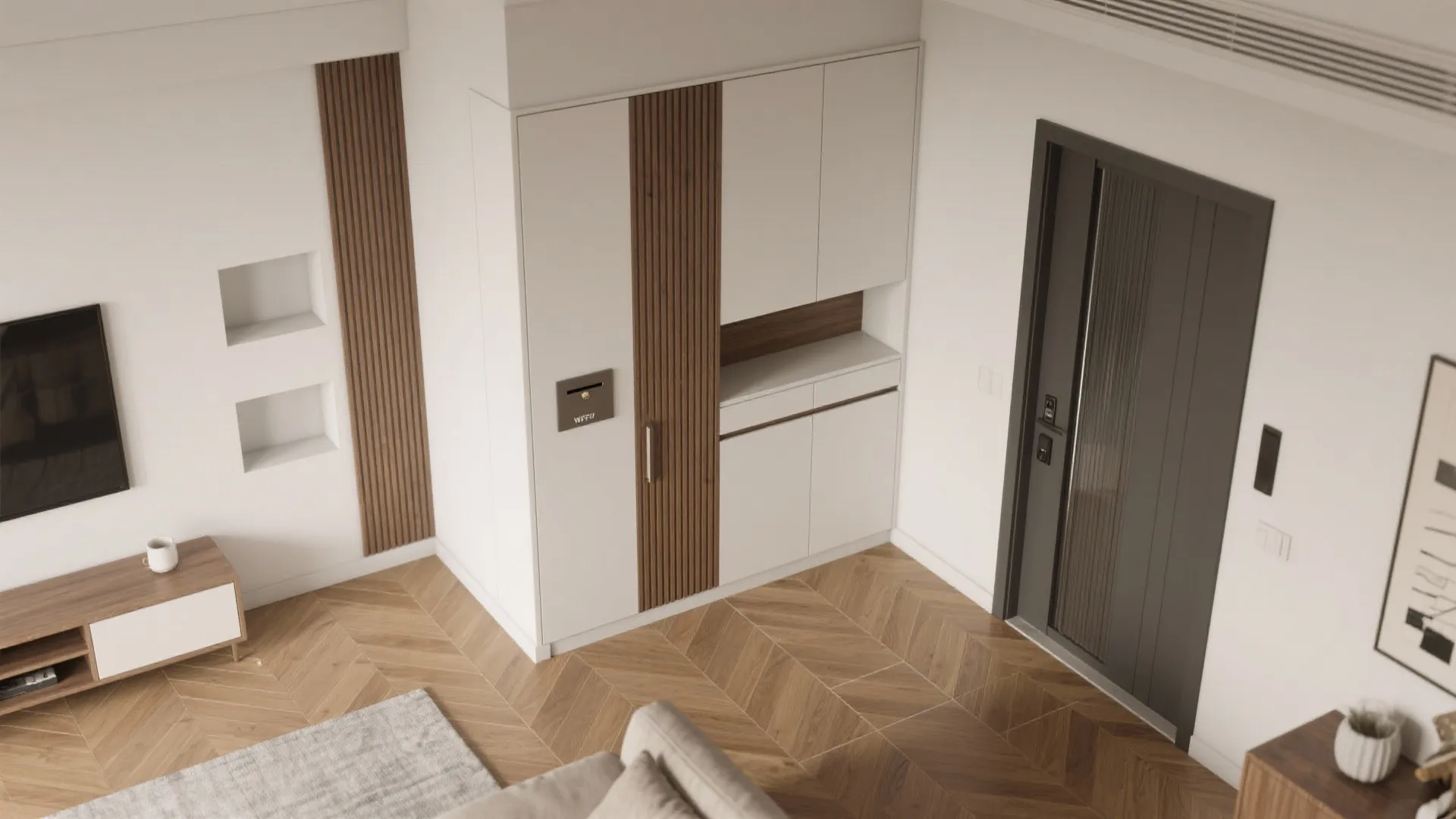 5. Vertical storage and smart doors