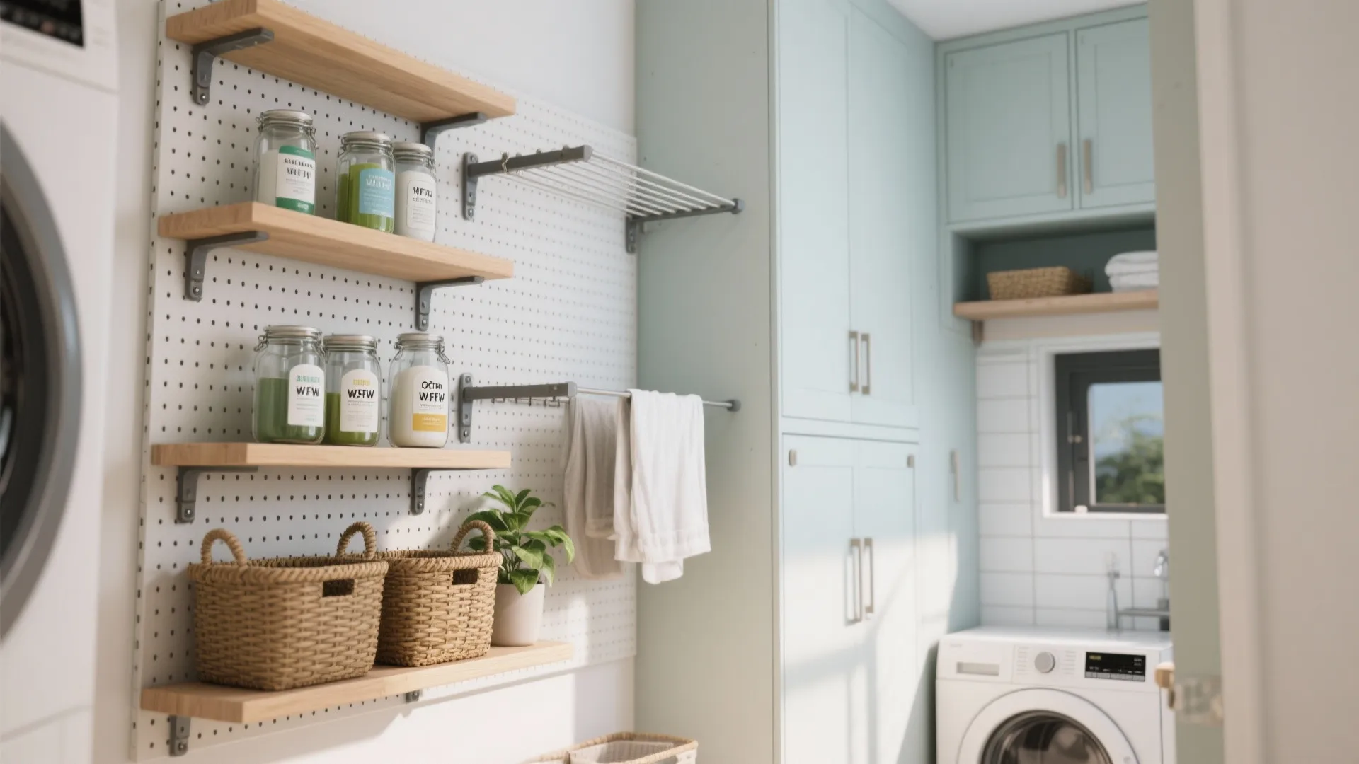 2. Turn vertical space into functional decor