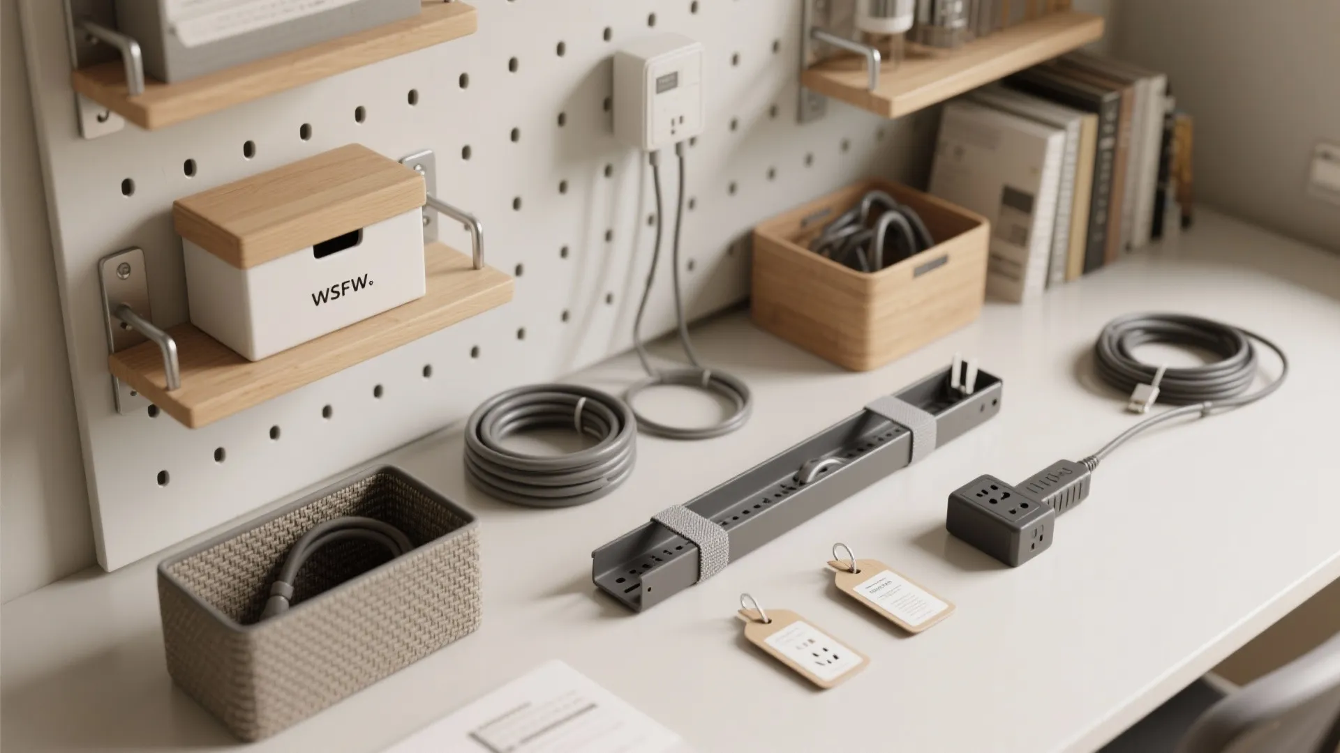 Vertical Storage & Cable Management