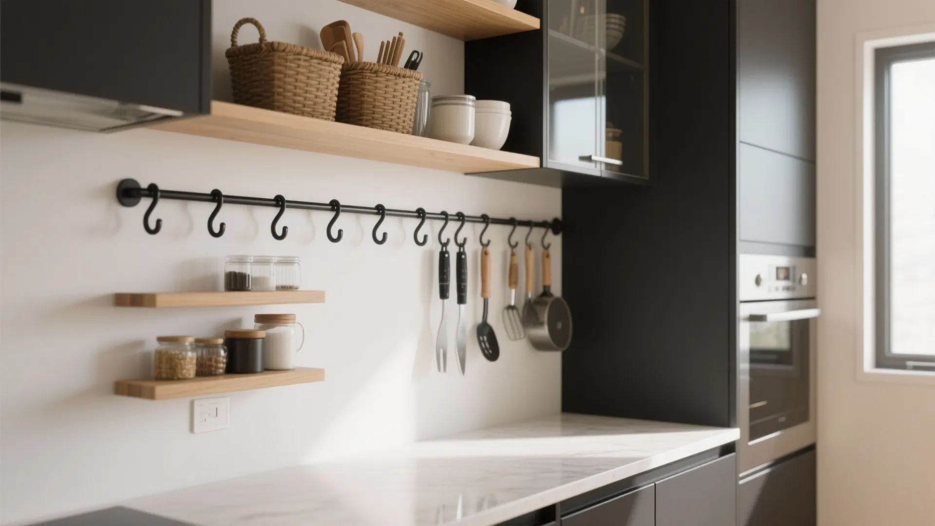 Vertical Storage That Disappears When You Need It To