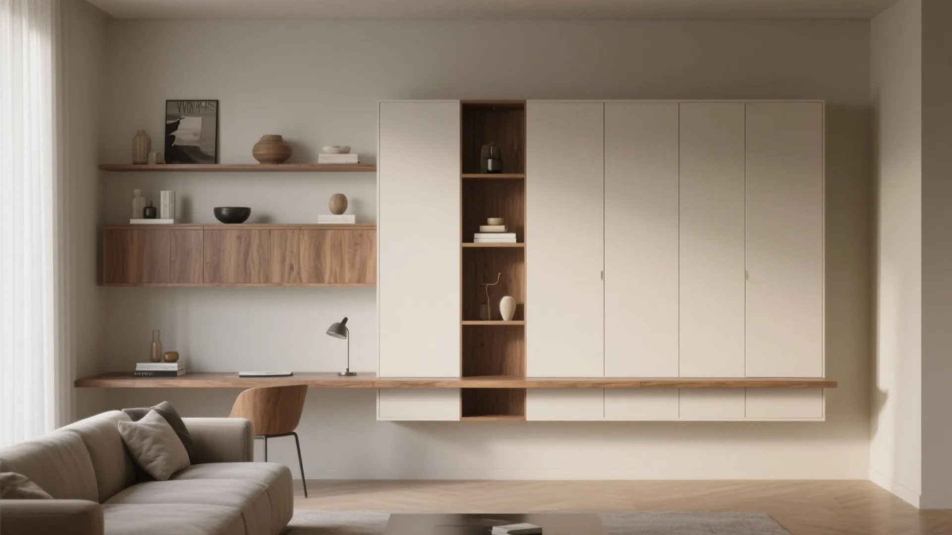 1. Carve a niche with vertical storage