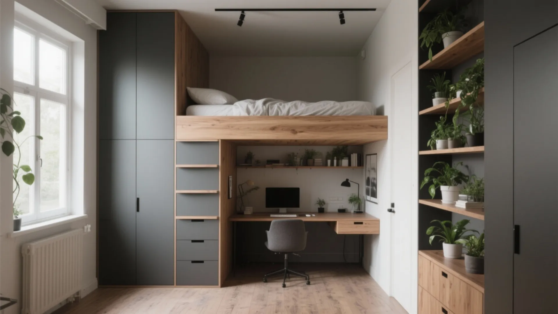 3. Go vertical: storage and loft ideas