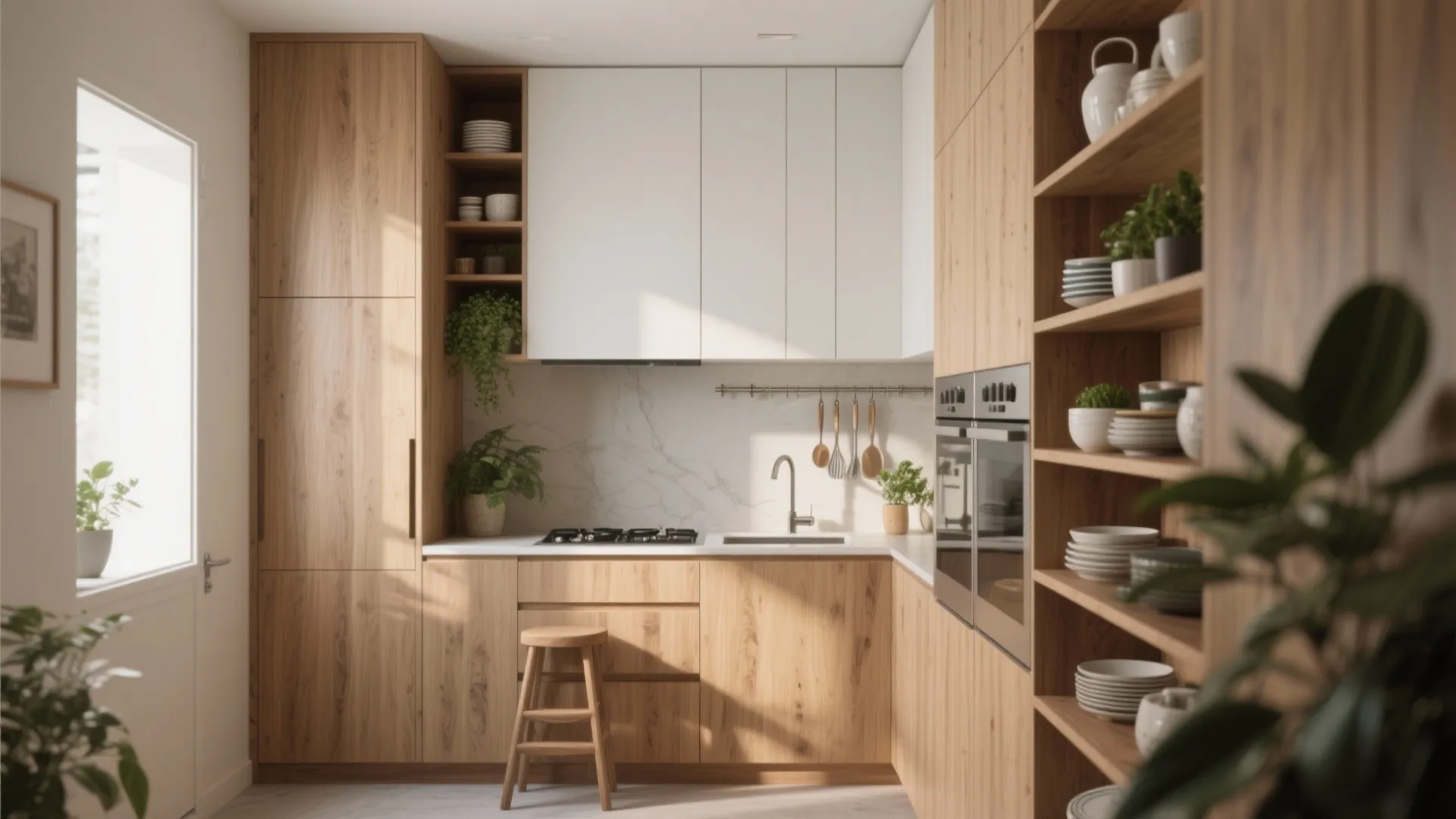 1. Embrace vertical storage