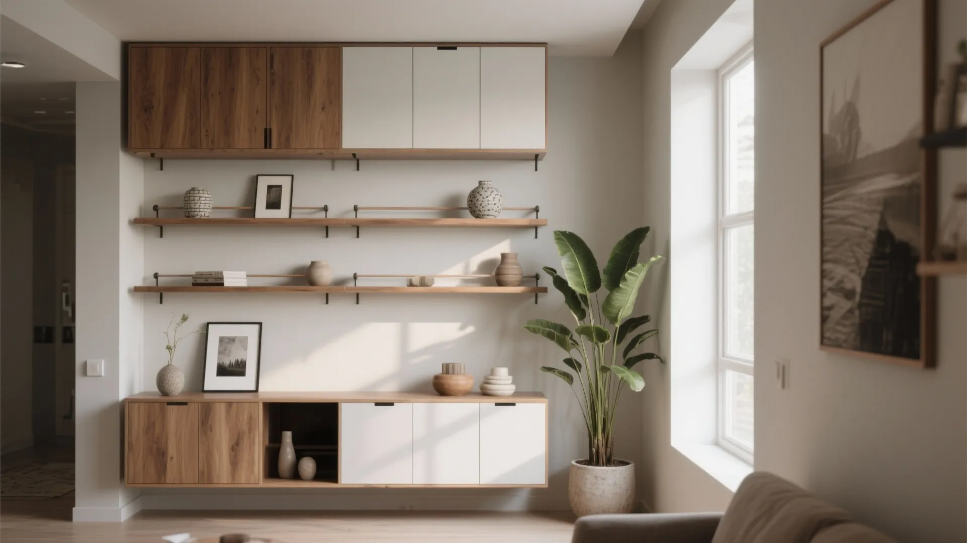 2. Build up: vertical storage and display