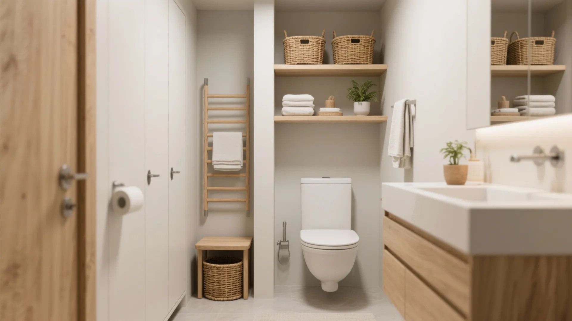 2. Vertical storage: go up, not out