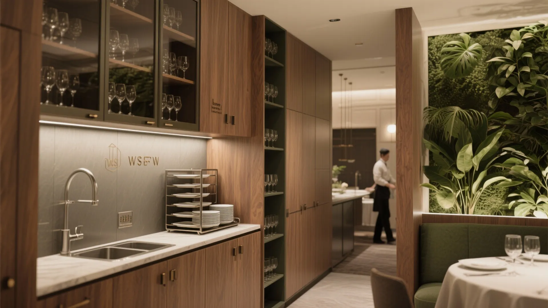 3. Vertical Storage and Serving Stations