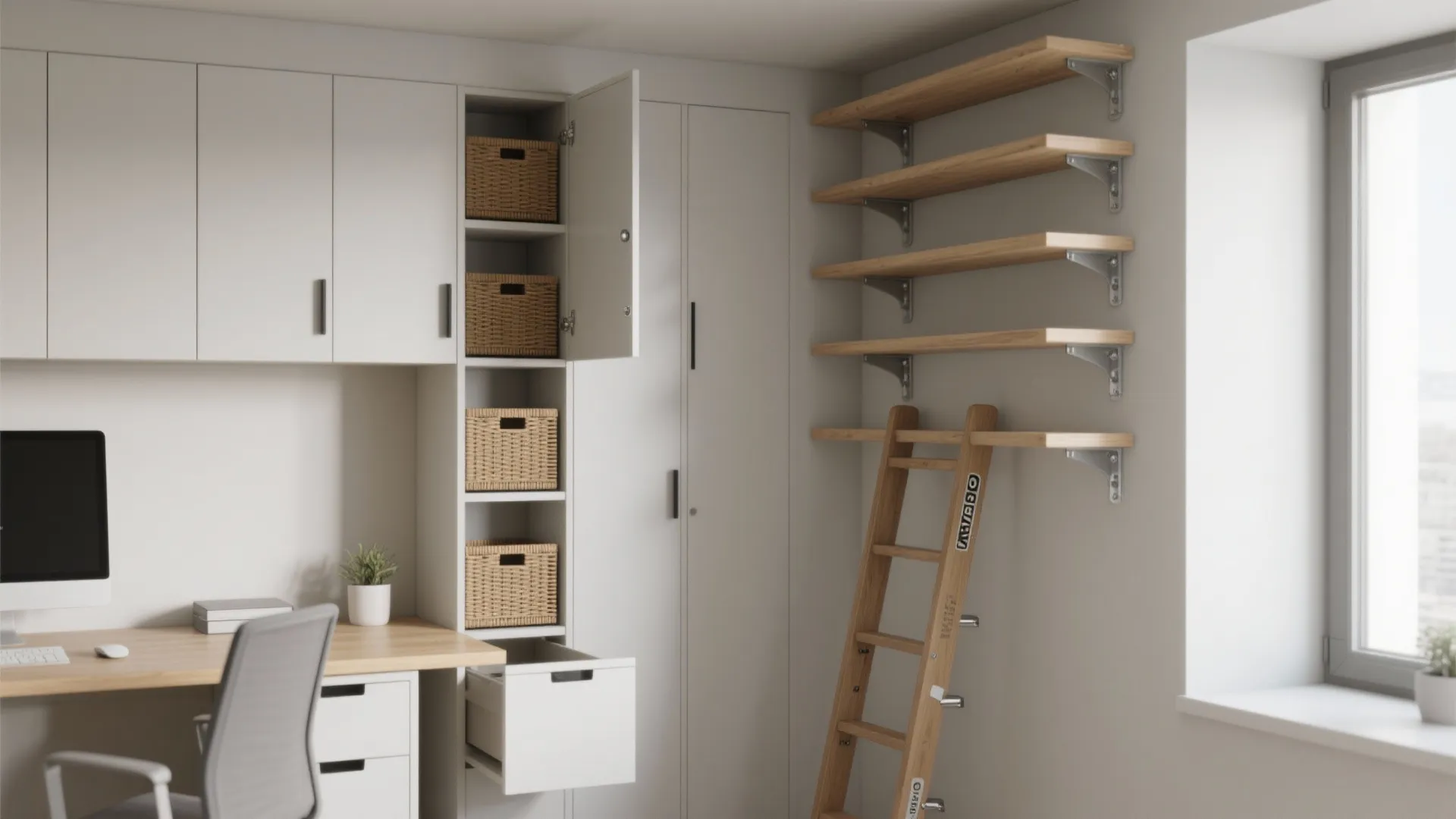 4. Go vertical with hidden storage