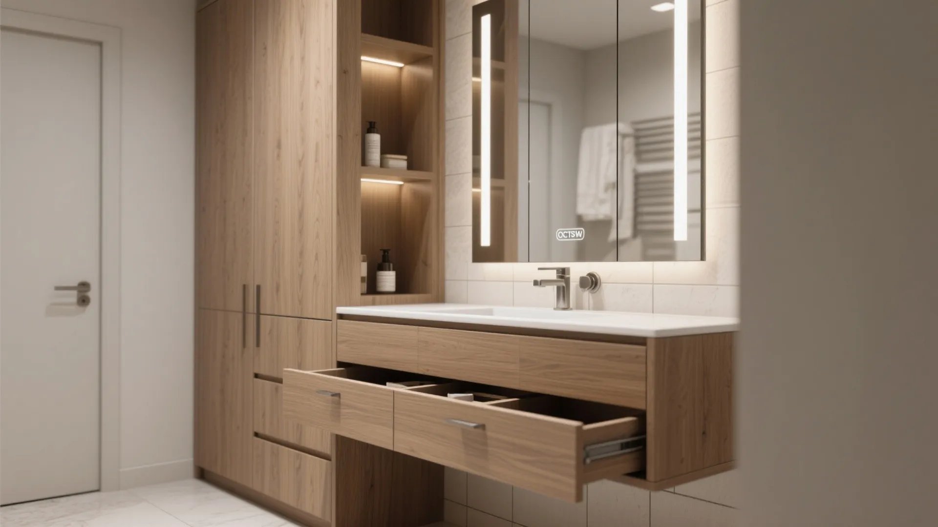 4. Vertical storage and multifunction fixtures