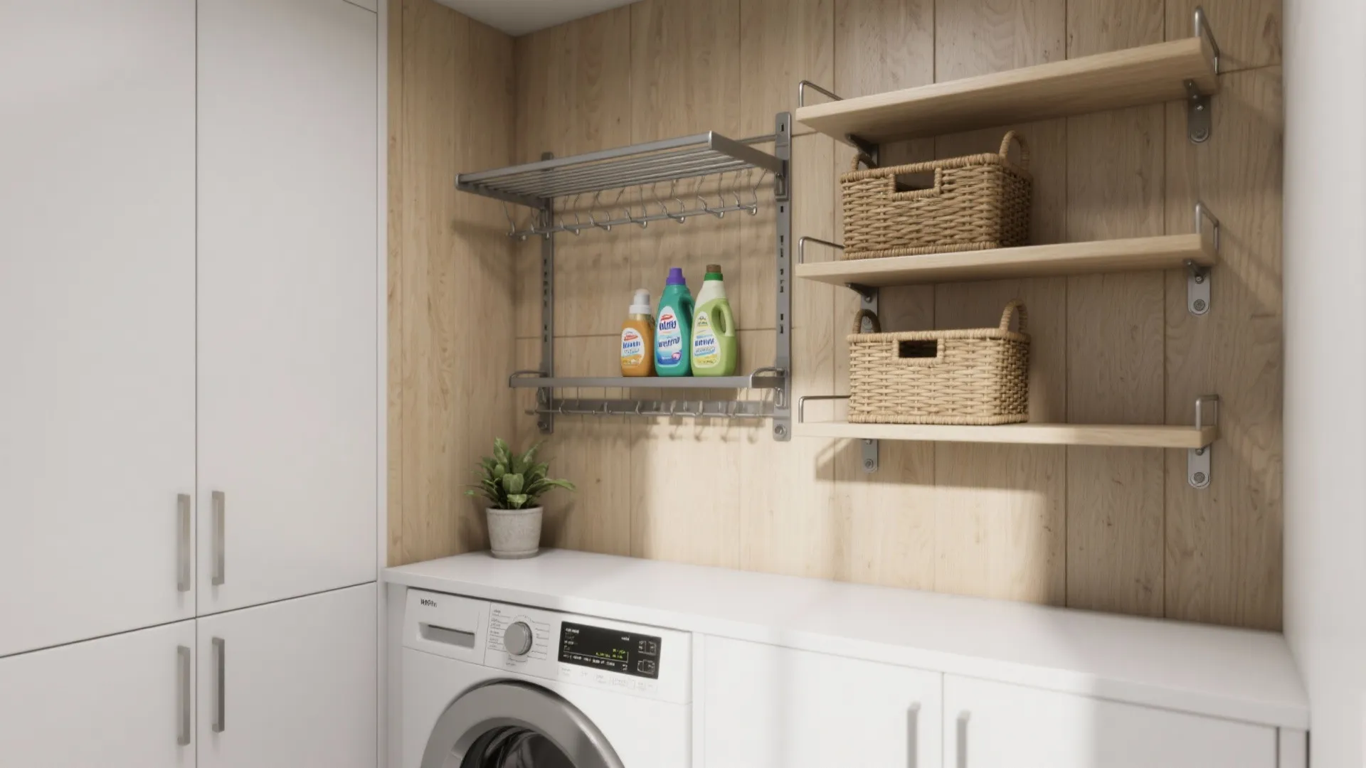 1. Vertical IKEA storage walls