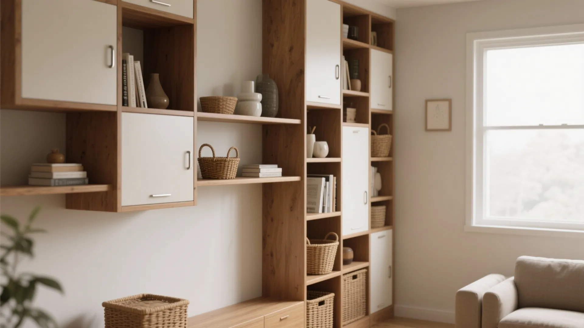 2. Prioritize vertical storage