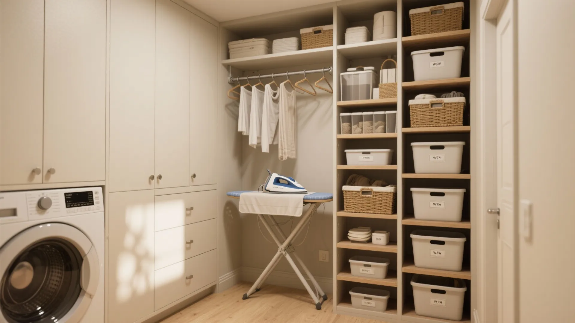 3. Vertical Storage and Hanging Rods