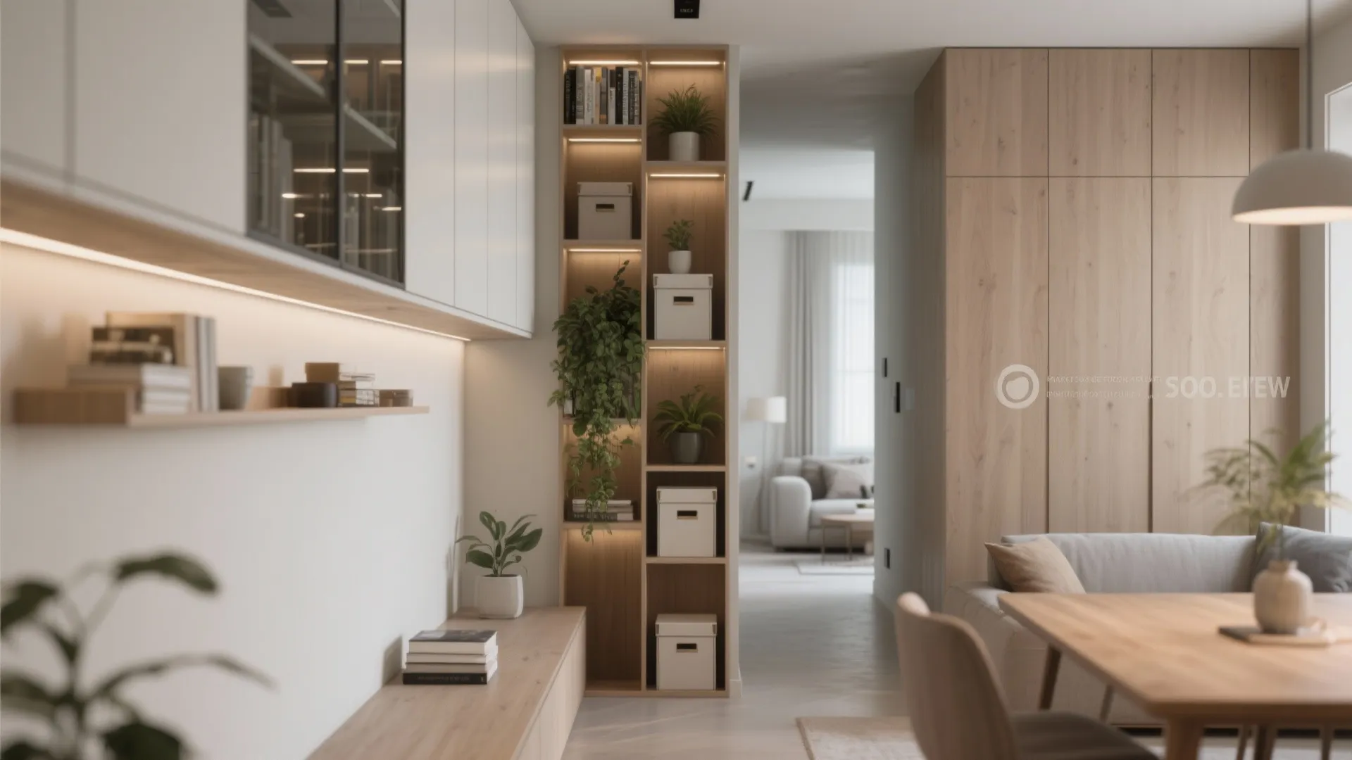 3. Go vertical with clever storage