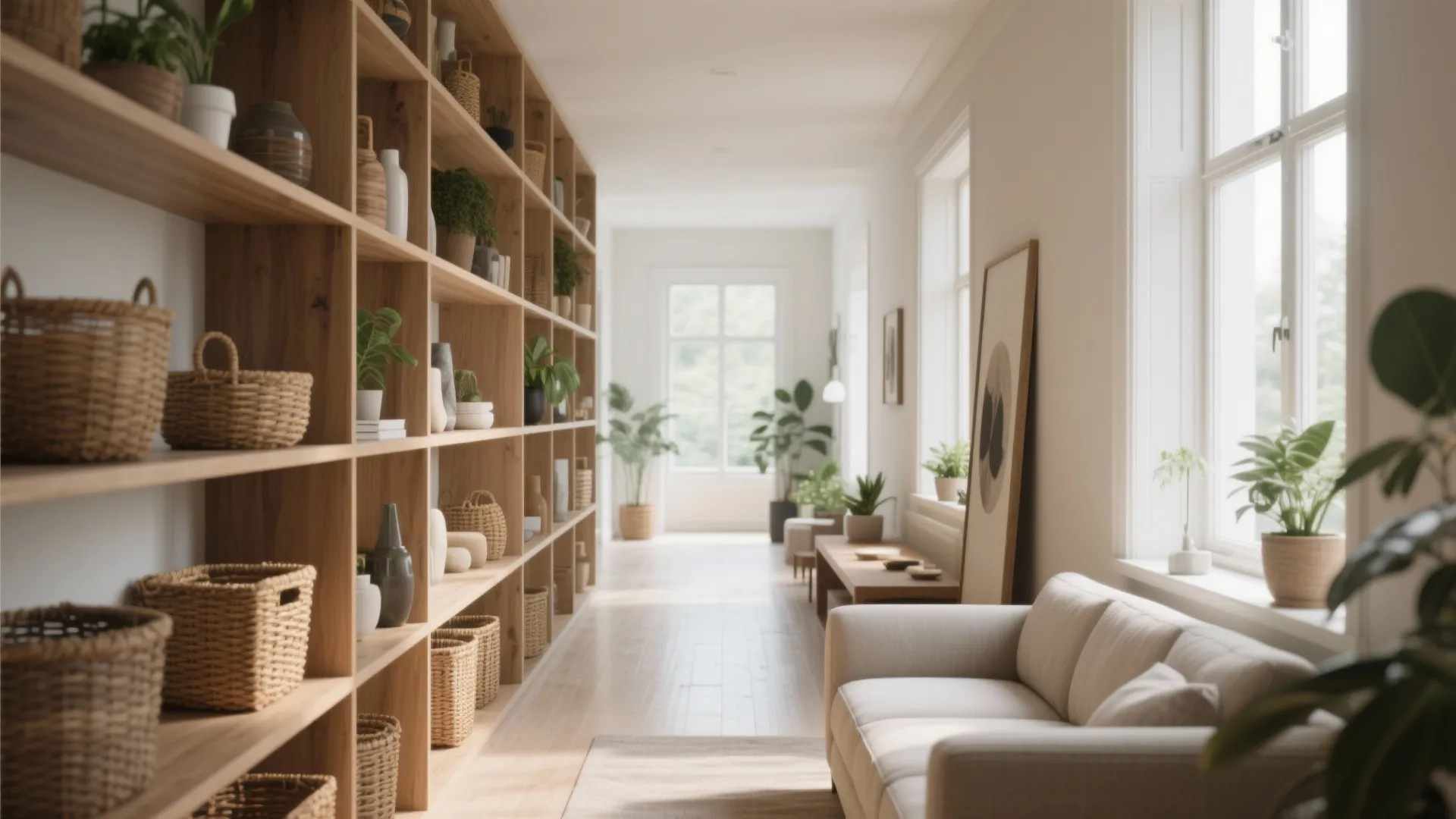 4. Maximize vertical storage and sightlines