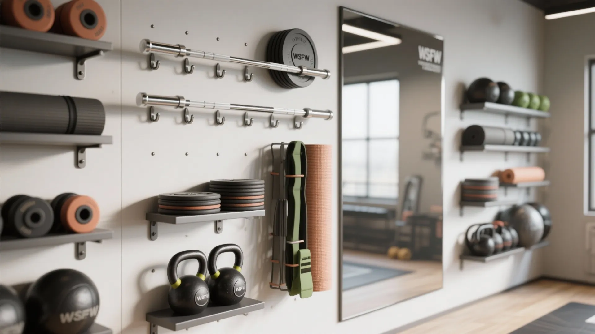 3. Vertical storage and visual tricks