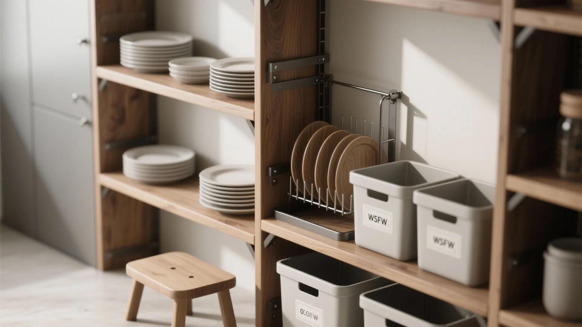 4. Go vertical for storage and display