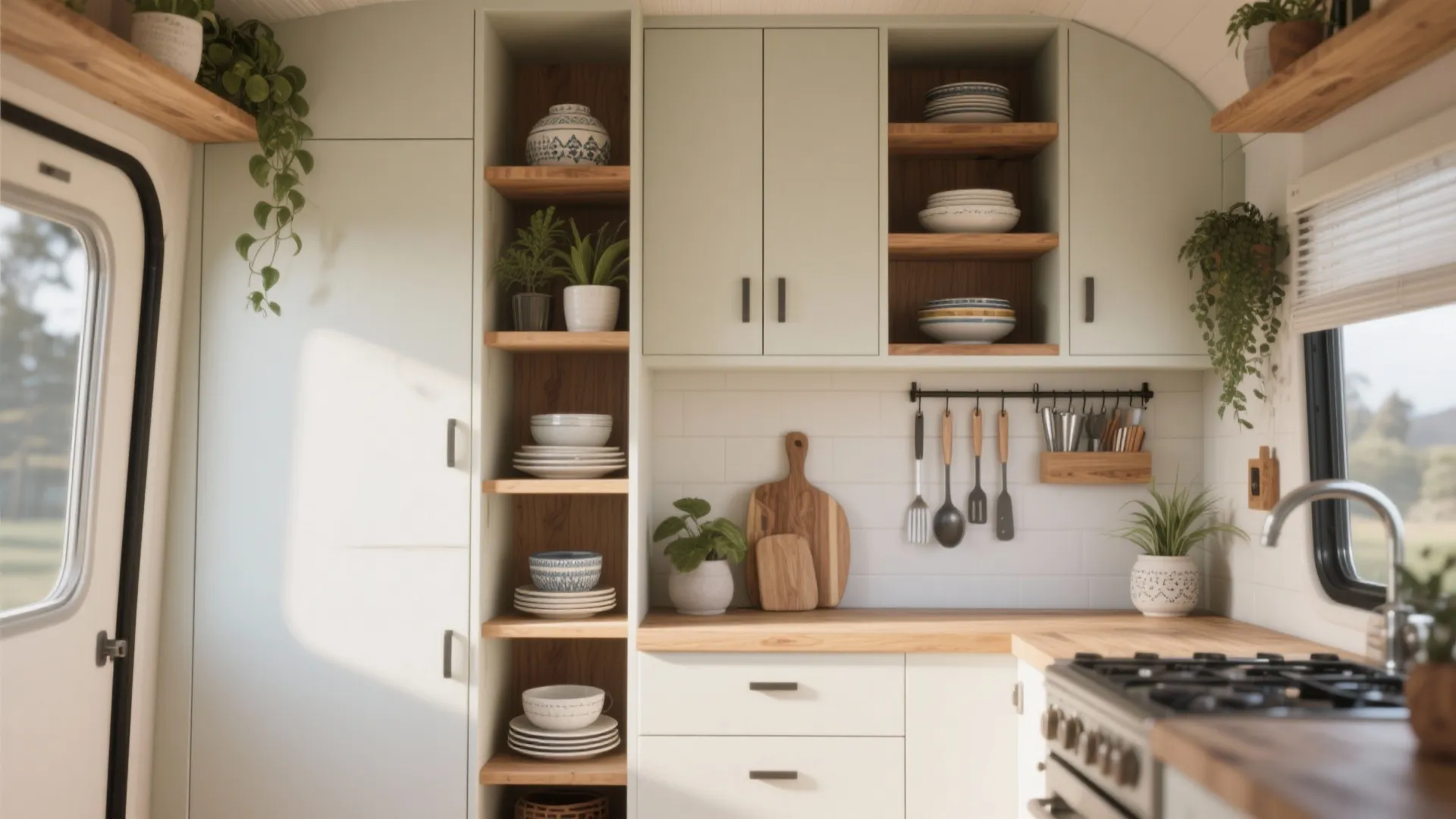 2. Vertical storage with personality