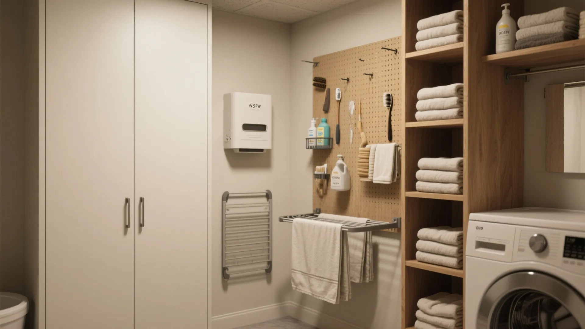 3. Use vertical storage and clever concealment