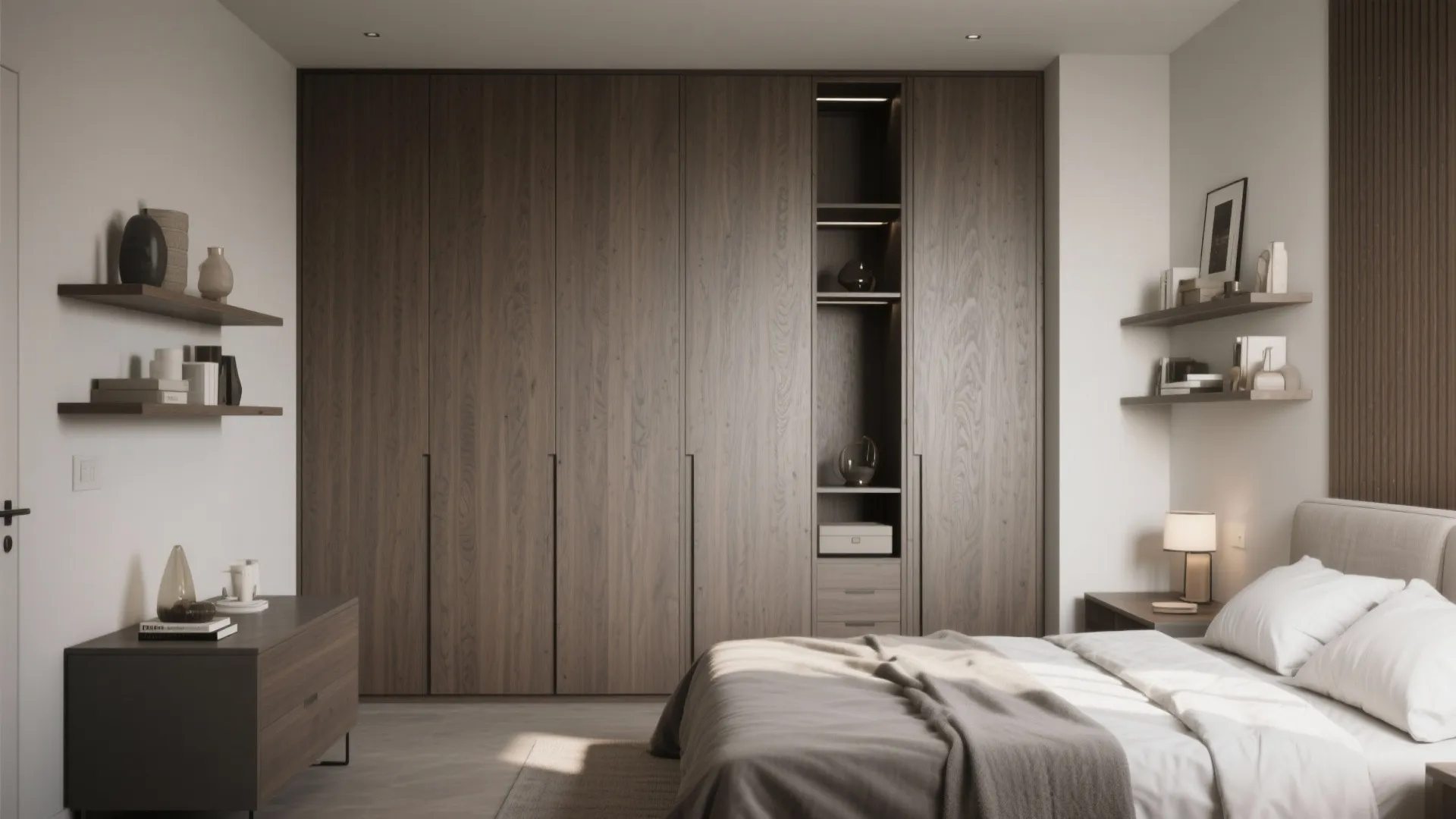 4. Use vertical storage and visual breaks