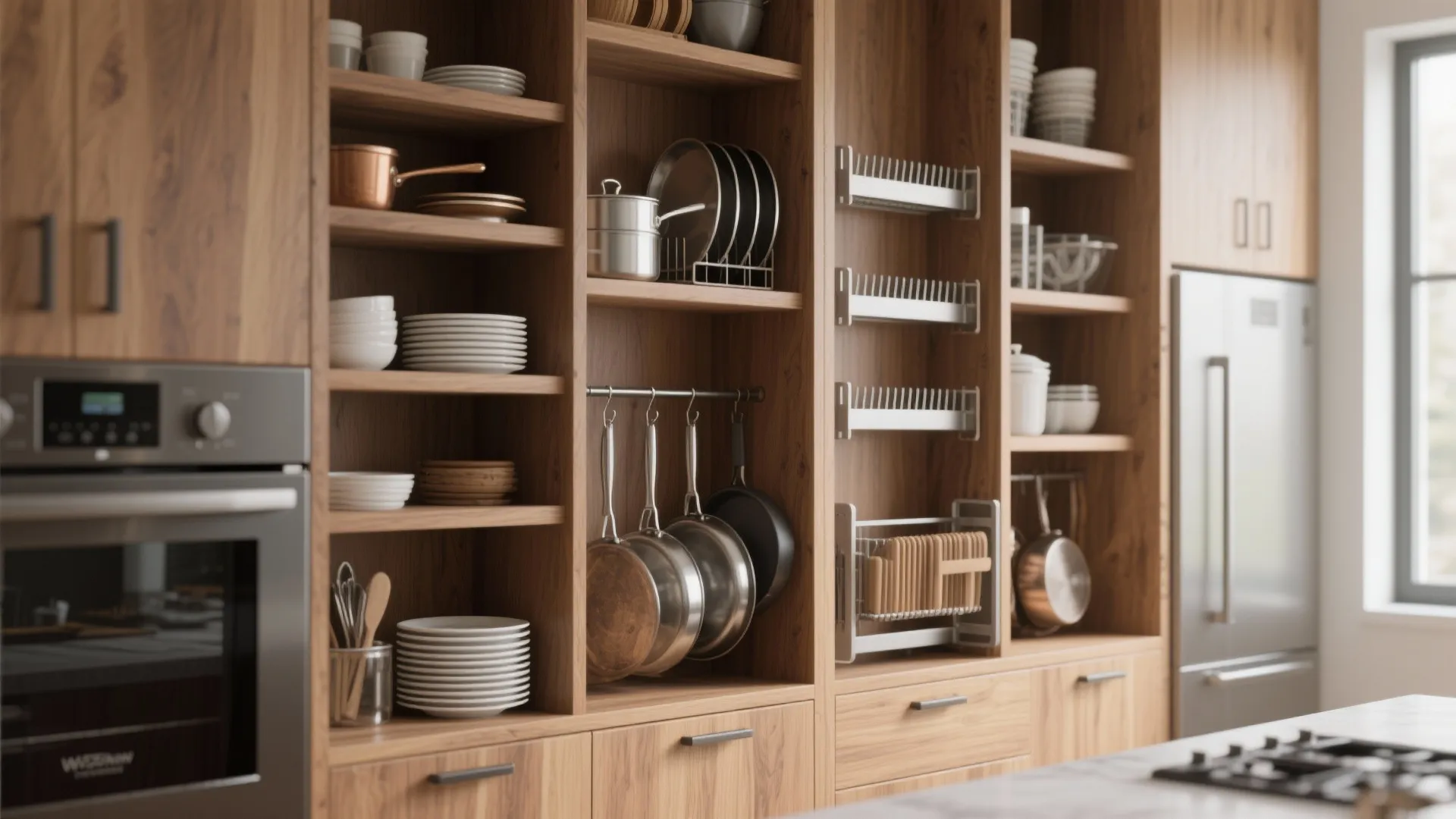 2. Embrace vertical storage