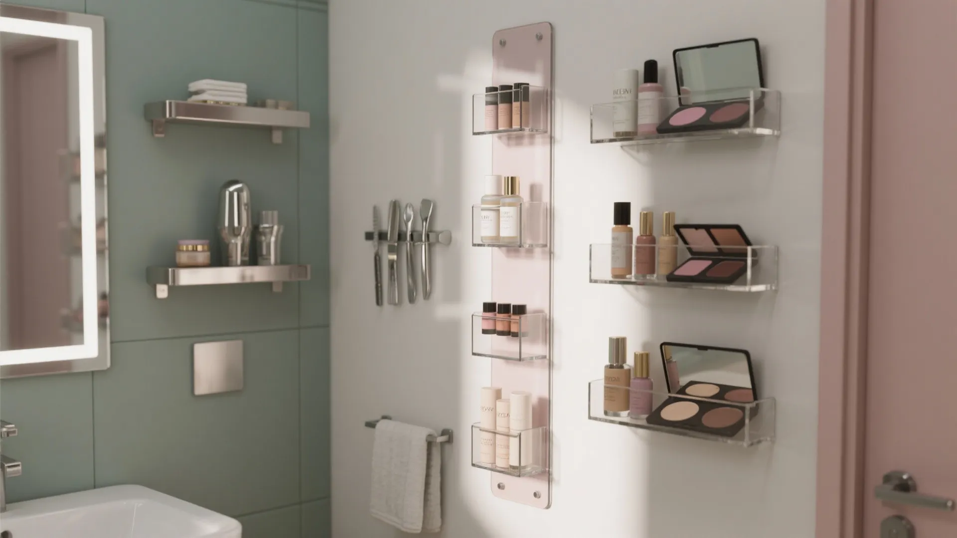 2. Use vertical, visible storage