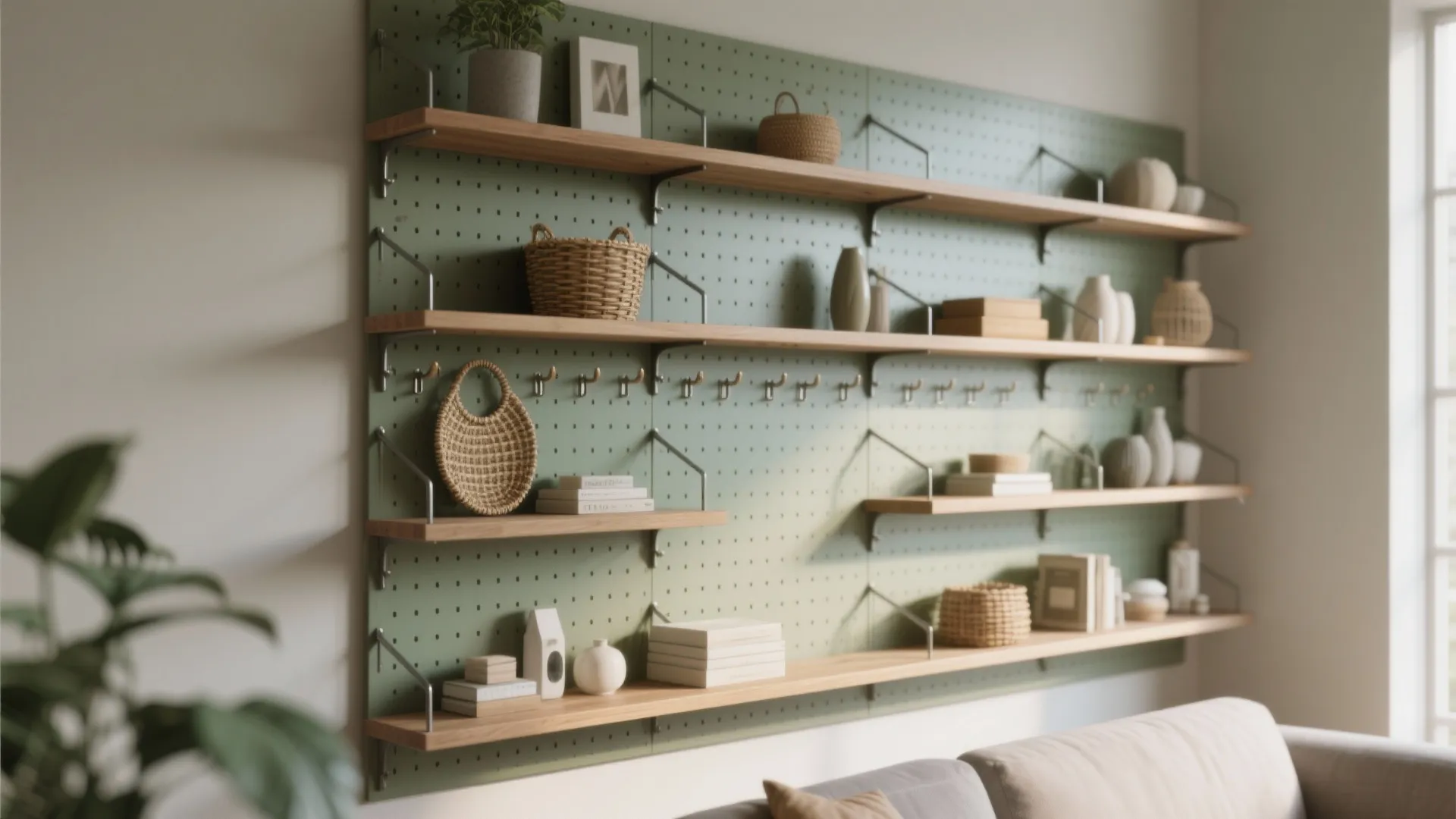 1. Think Vertical: Wall-Mounted Storage that Breathes