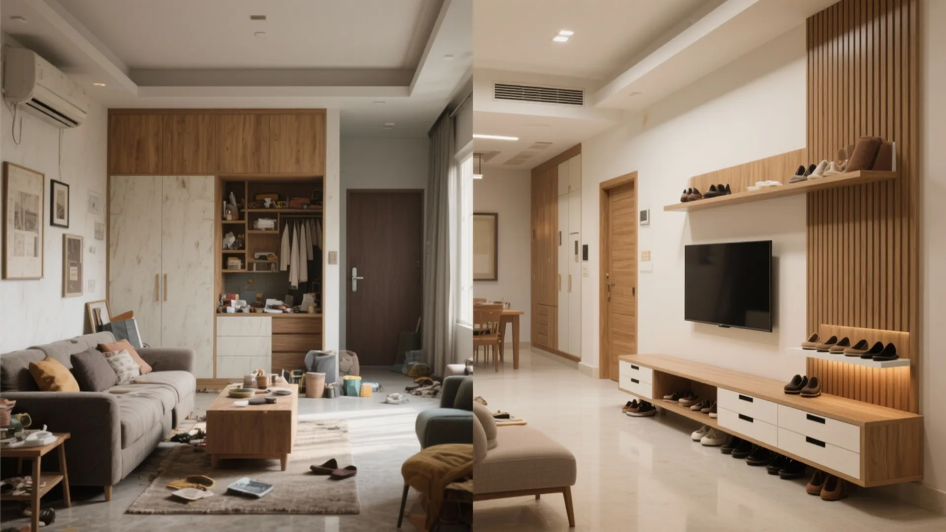 Built-in and Vertical Storage That Doesn’t Overwhelm