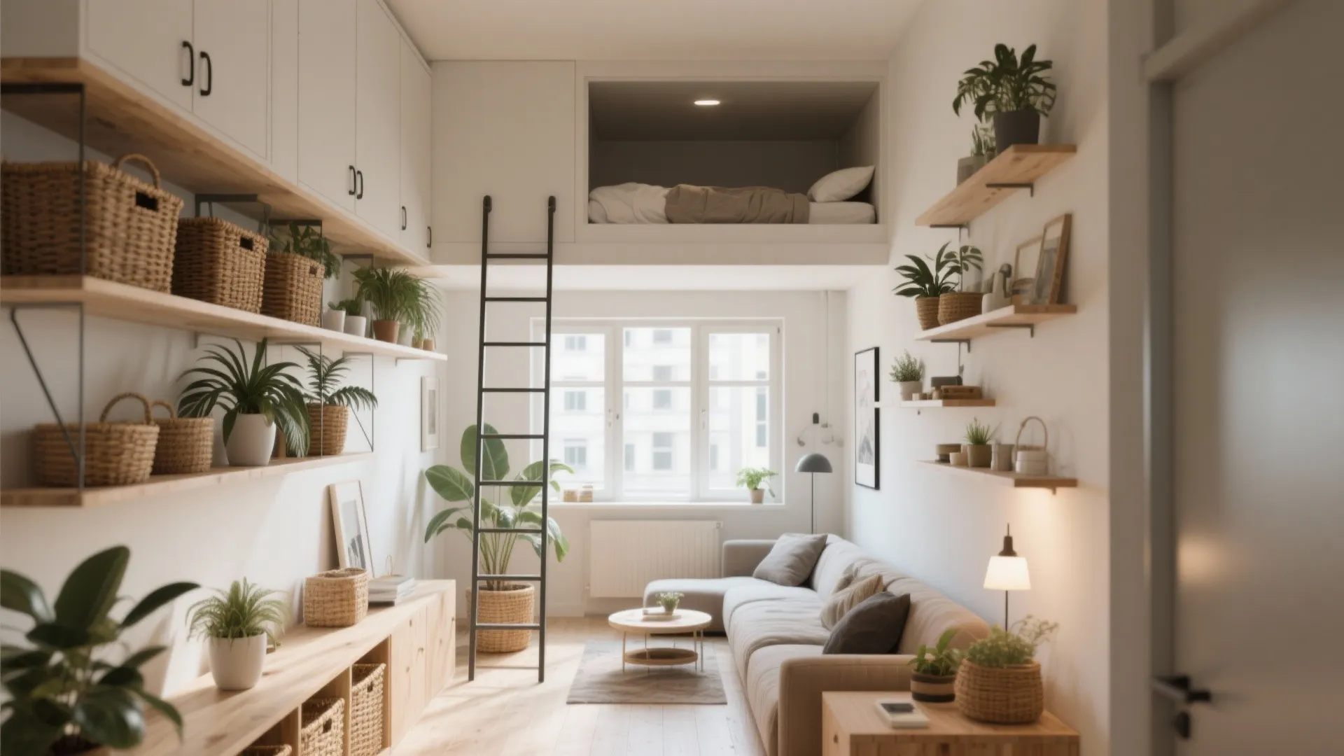 4. Go Up: Vertical Storage and Loft Ideas