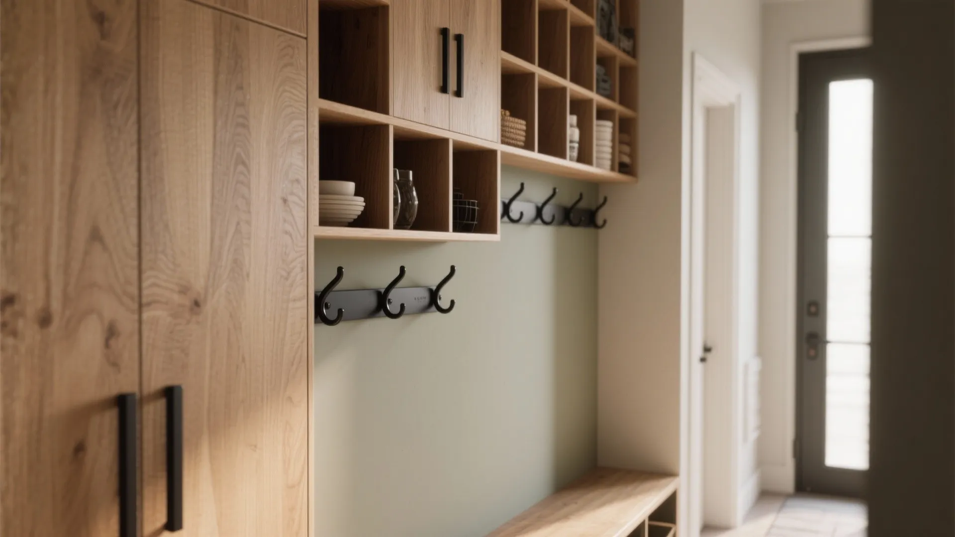 1. Vertical storage walls