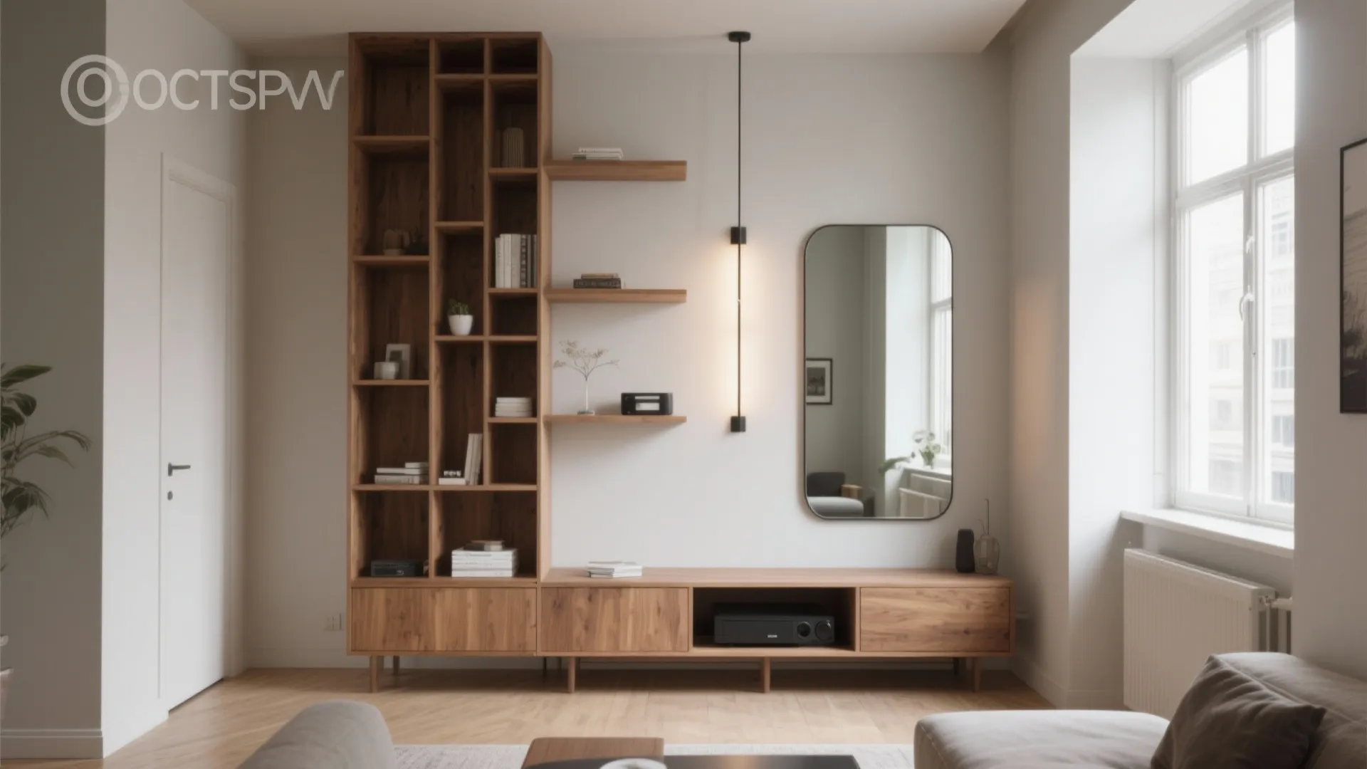 3. Go vertical and keep the floor visible