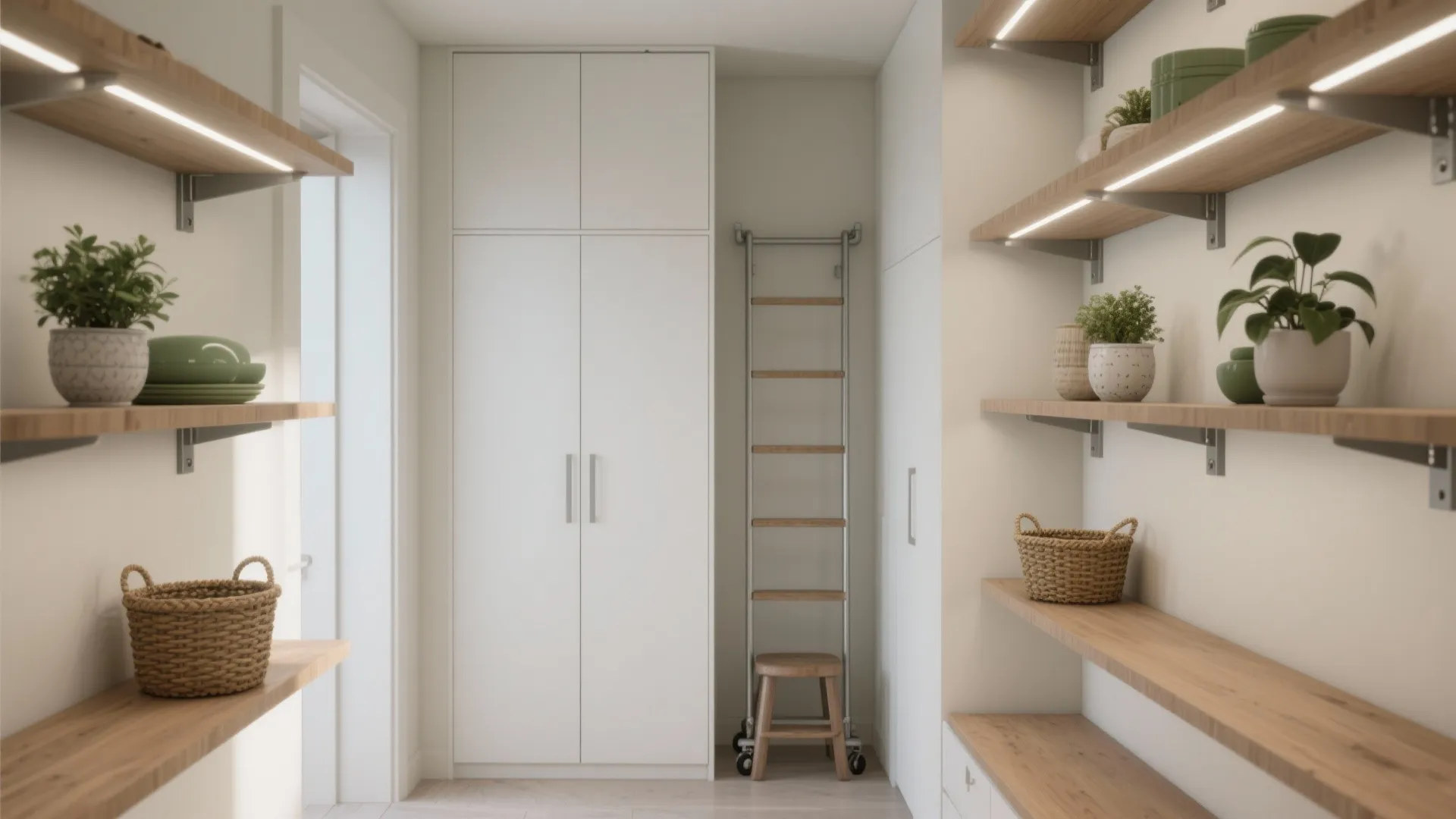 2. Vertical storage: think up, not out