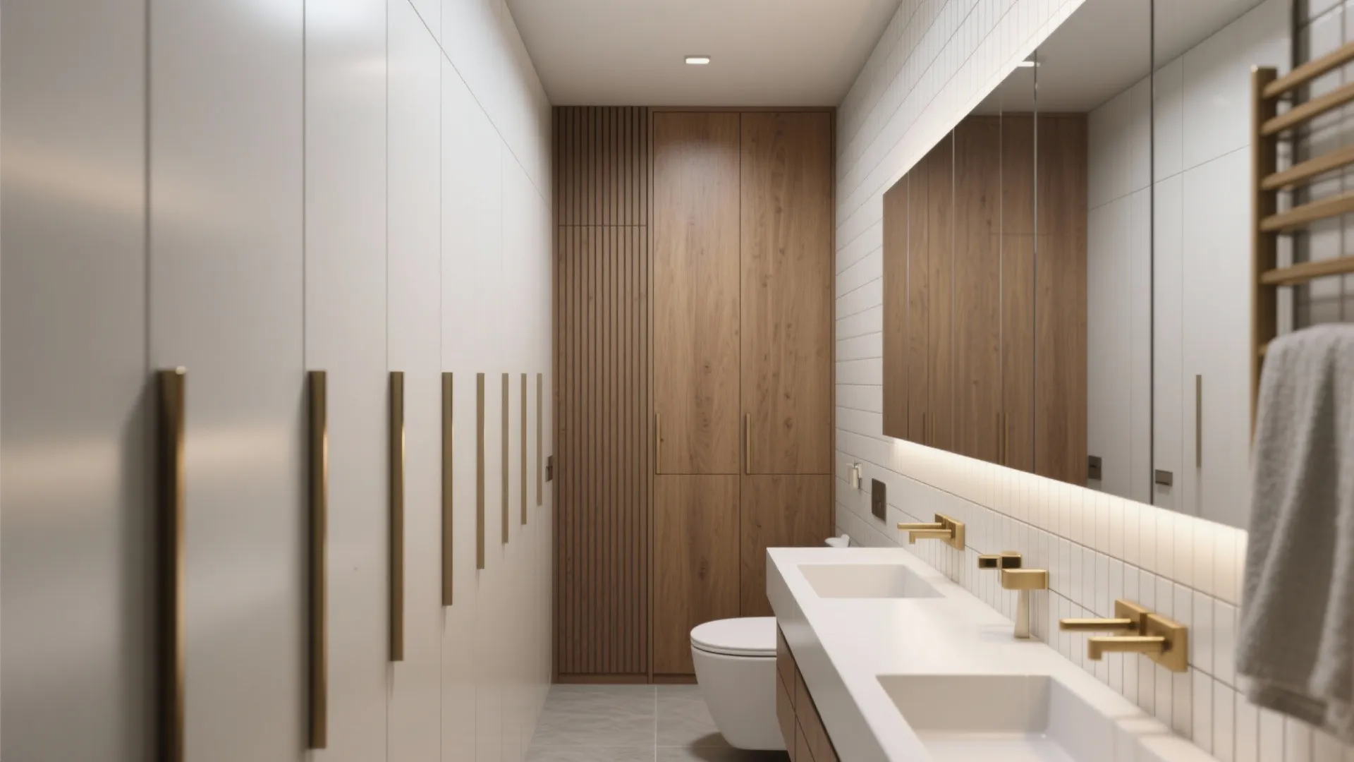 2. Go vertical with storage and tile orientation