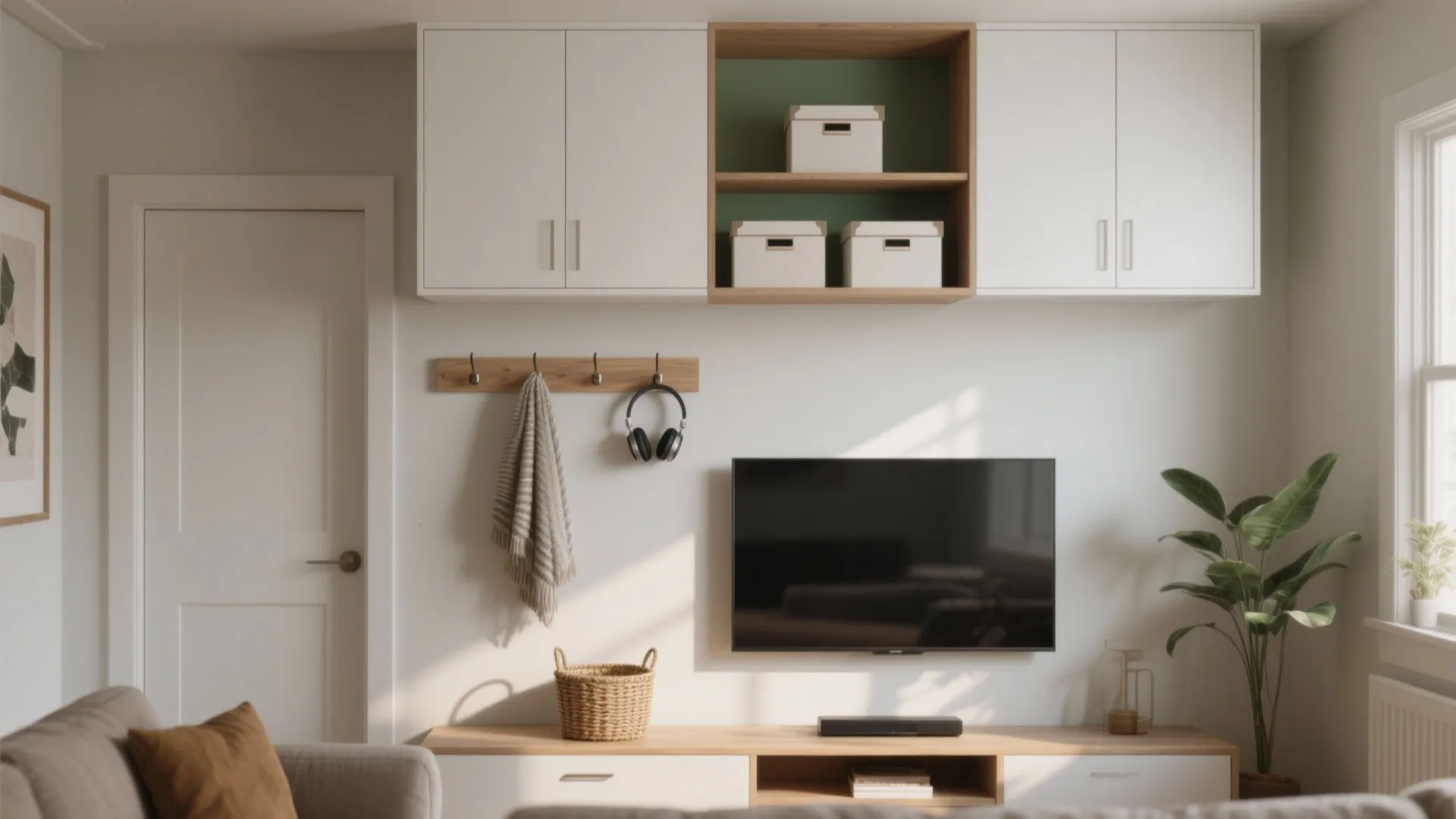 Vertical Storage: Over-Door, High Cabinets, and Rails