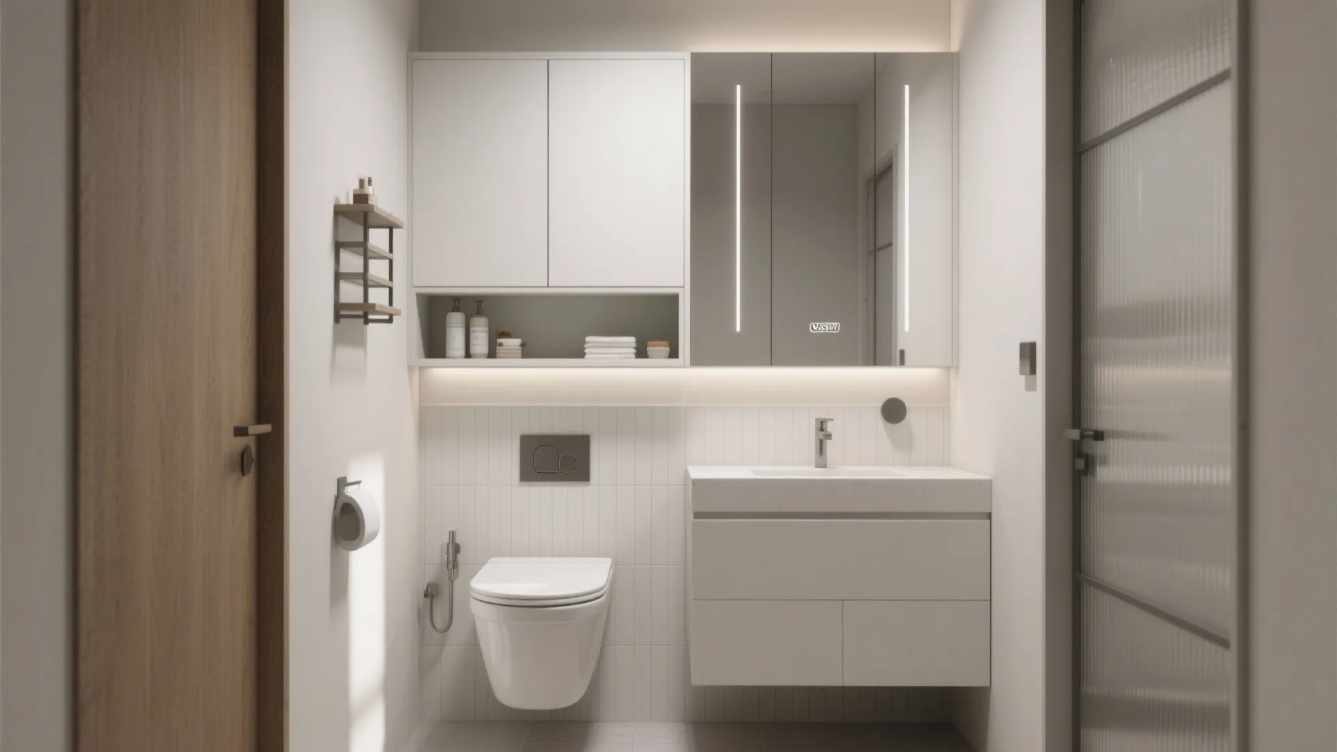 Recessed Storage and Vertical Thinking