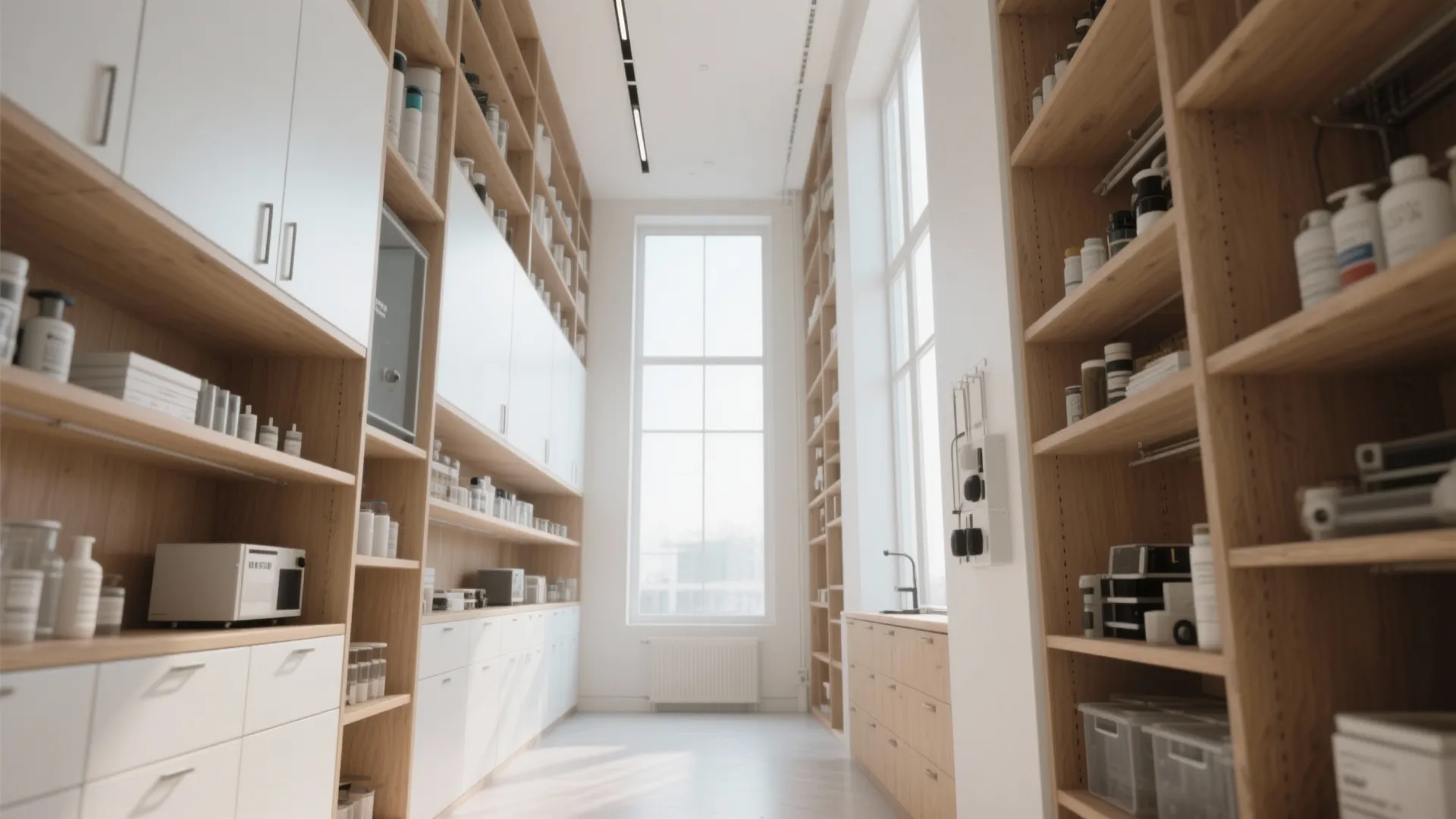 3. Vertical storage and hidden solutions